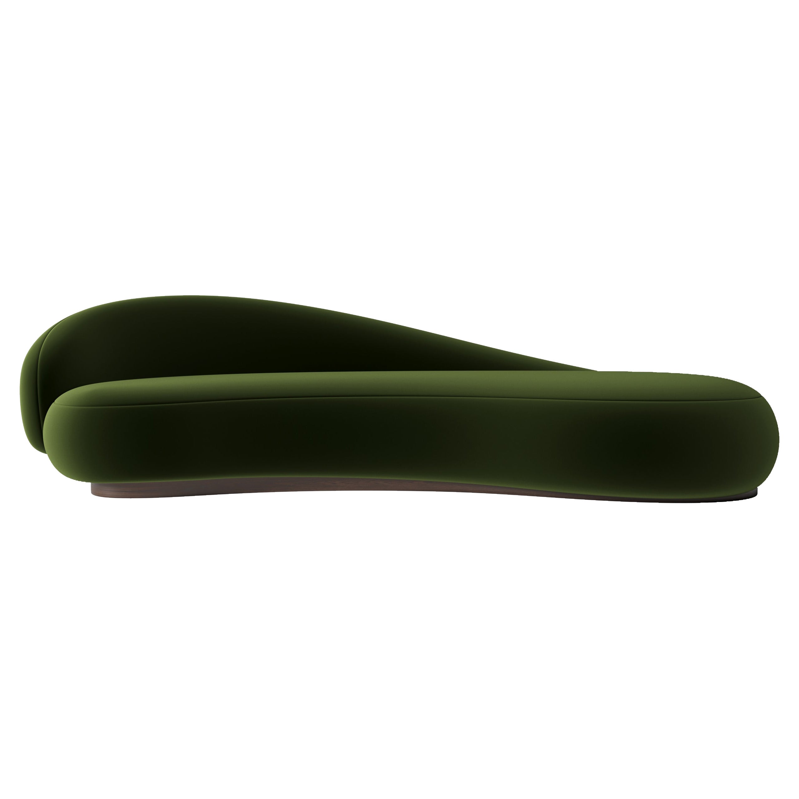 Lupa Sofa 260, Flexible Velvet Fabric, Designed by Mehmet Orel for Studio Kirkit For Sale