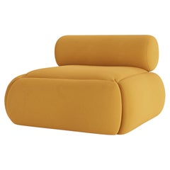Lupin Sofa Mustard Velvet