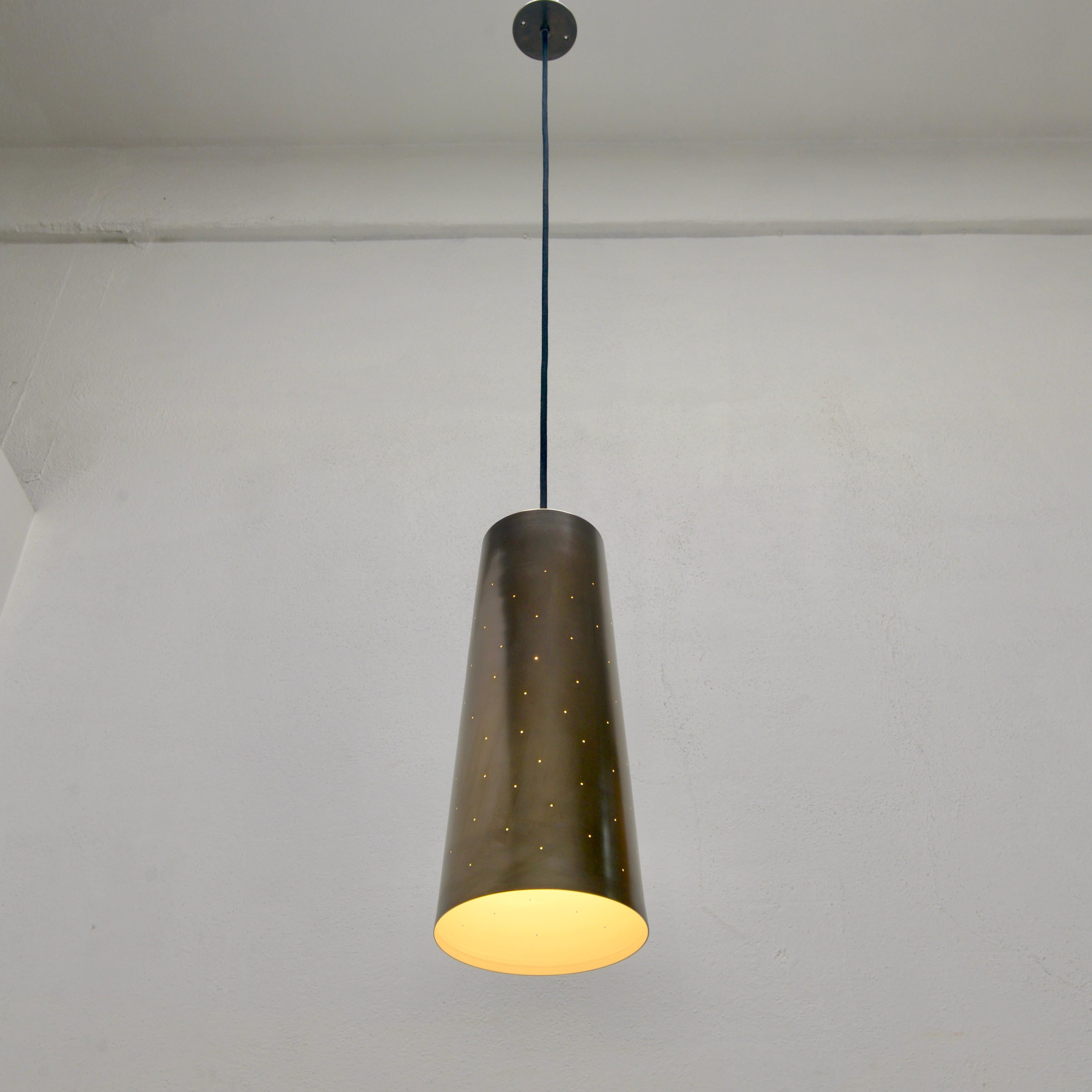 Patinated LUrco BR Pendant by Lumfardo Luminaires For Sale