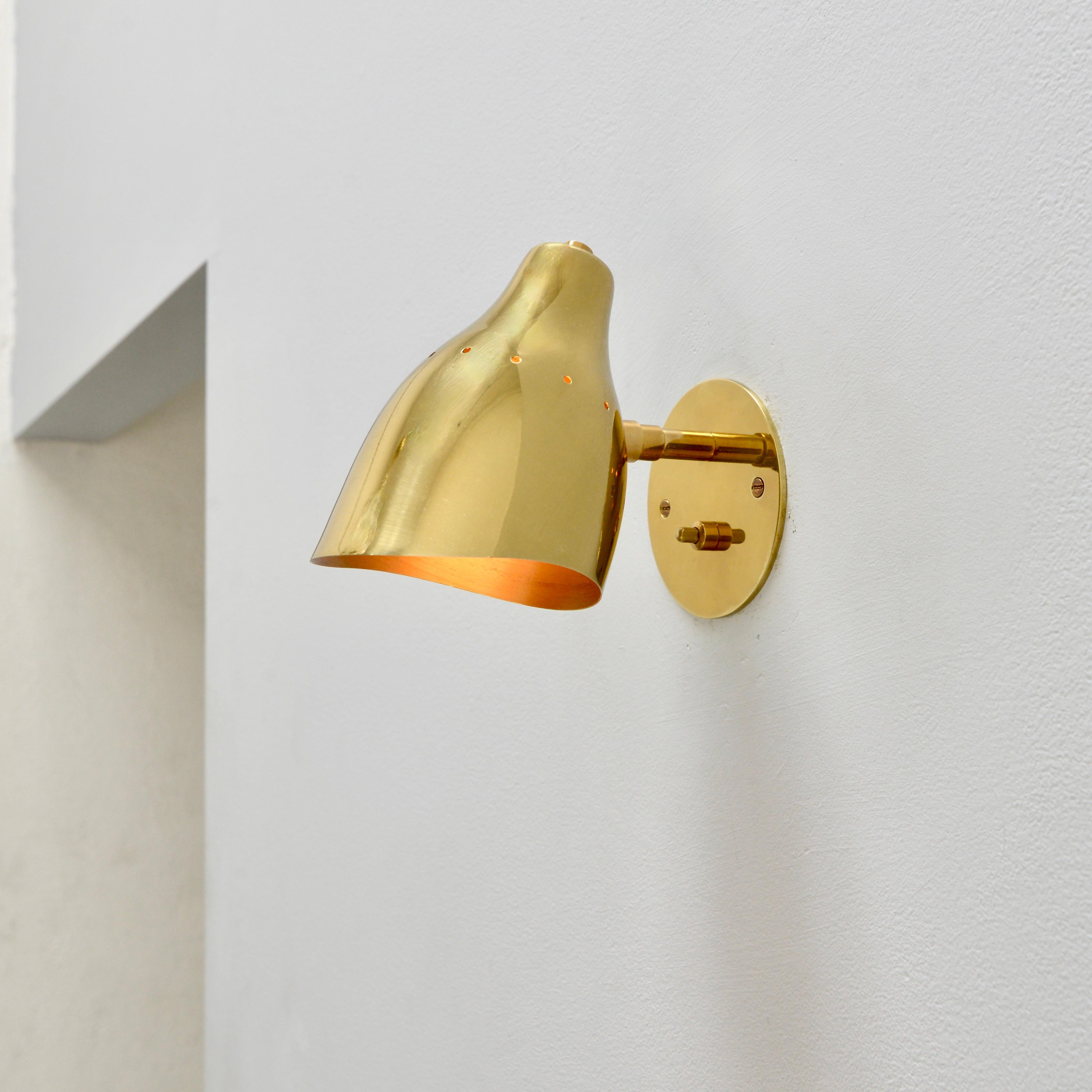 Brass Luread Spot Sconce 'S' BR For Sale