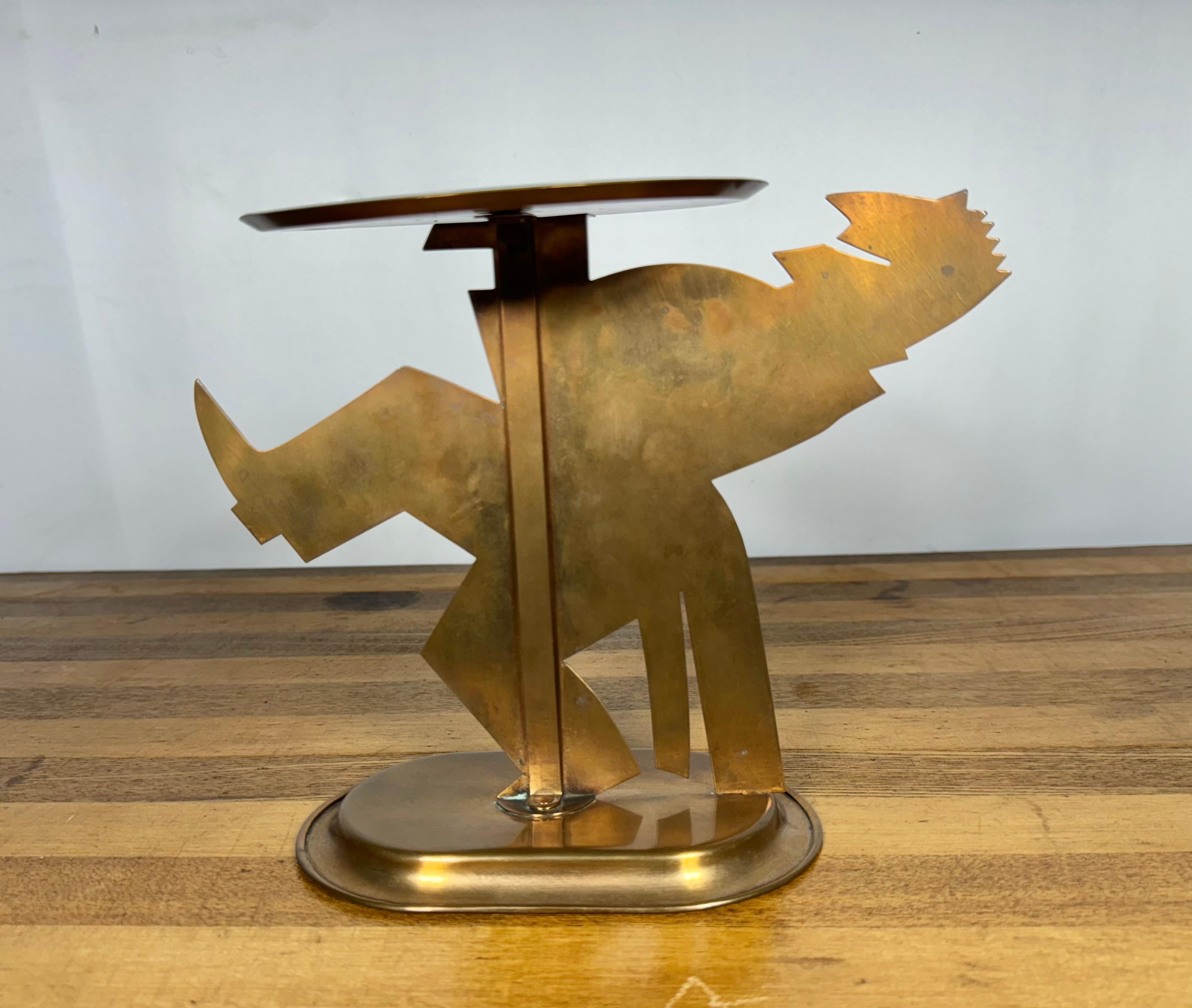 Raramente visto Lurelle Guild Copper Butler 1934 Chase Art Deco Copper Pretzel Man:,, Bagel butler, Classic Deco design.Great original condition,, 
