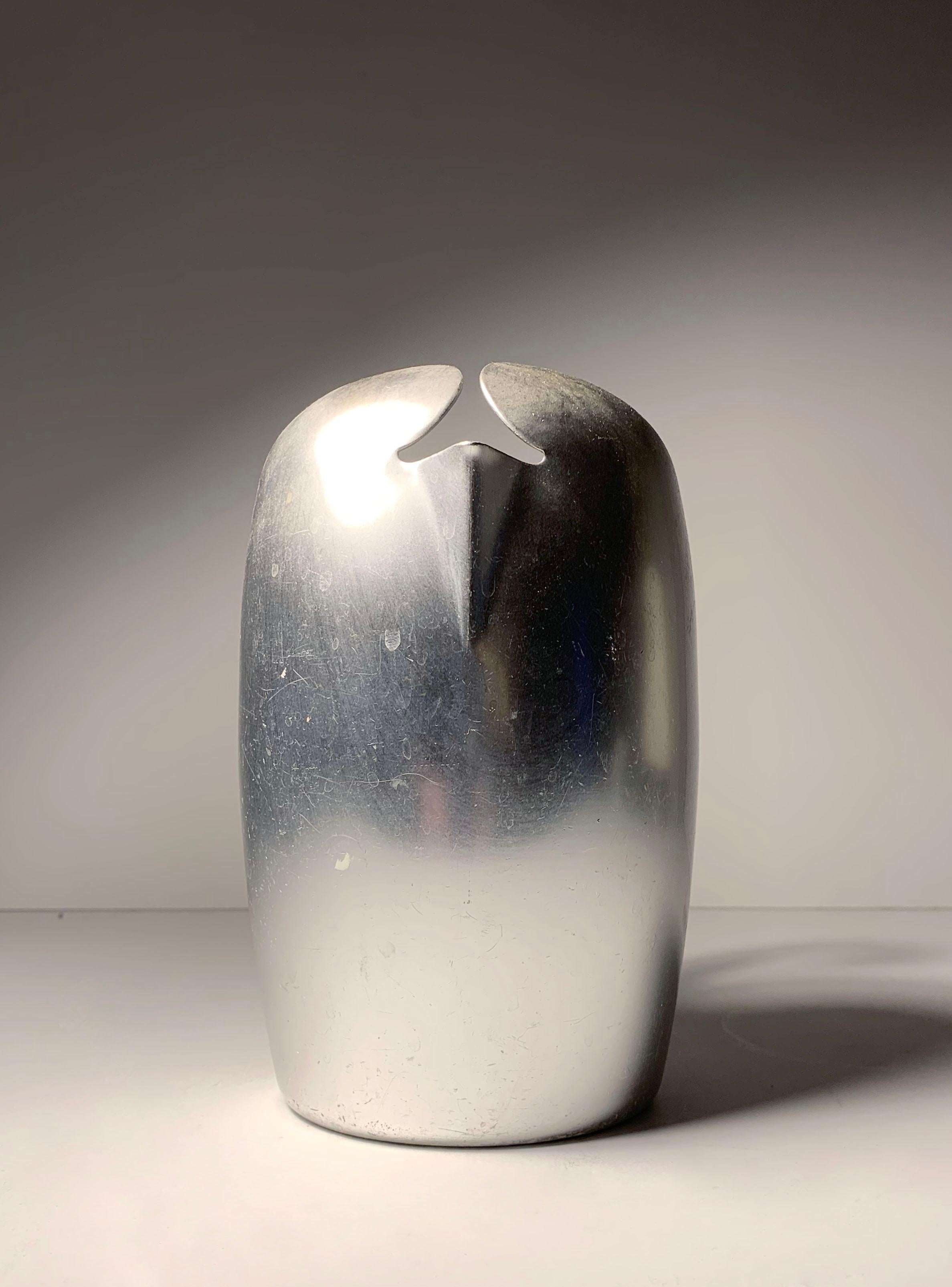 vintage aluminum water pitcher