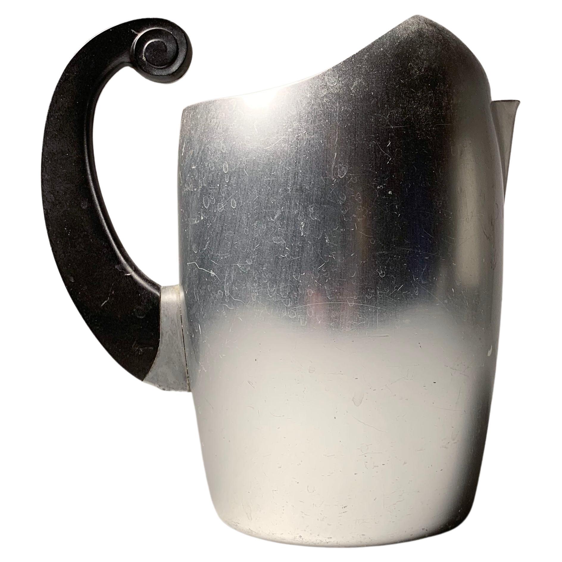 Lurelle Guild Deco Aluminum Pitcher for Kensington For Sale