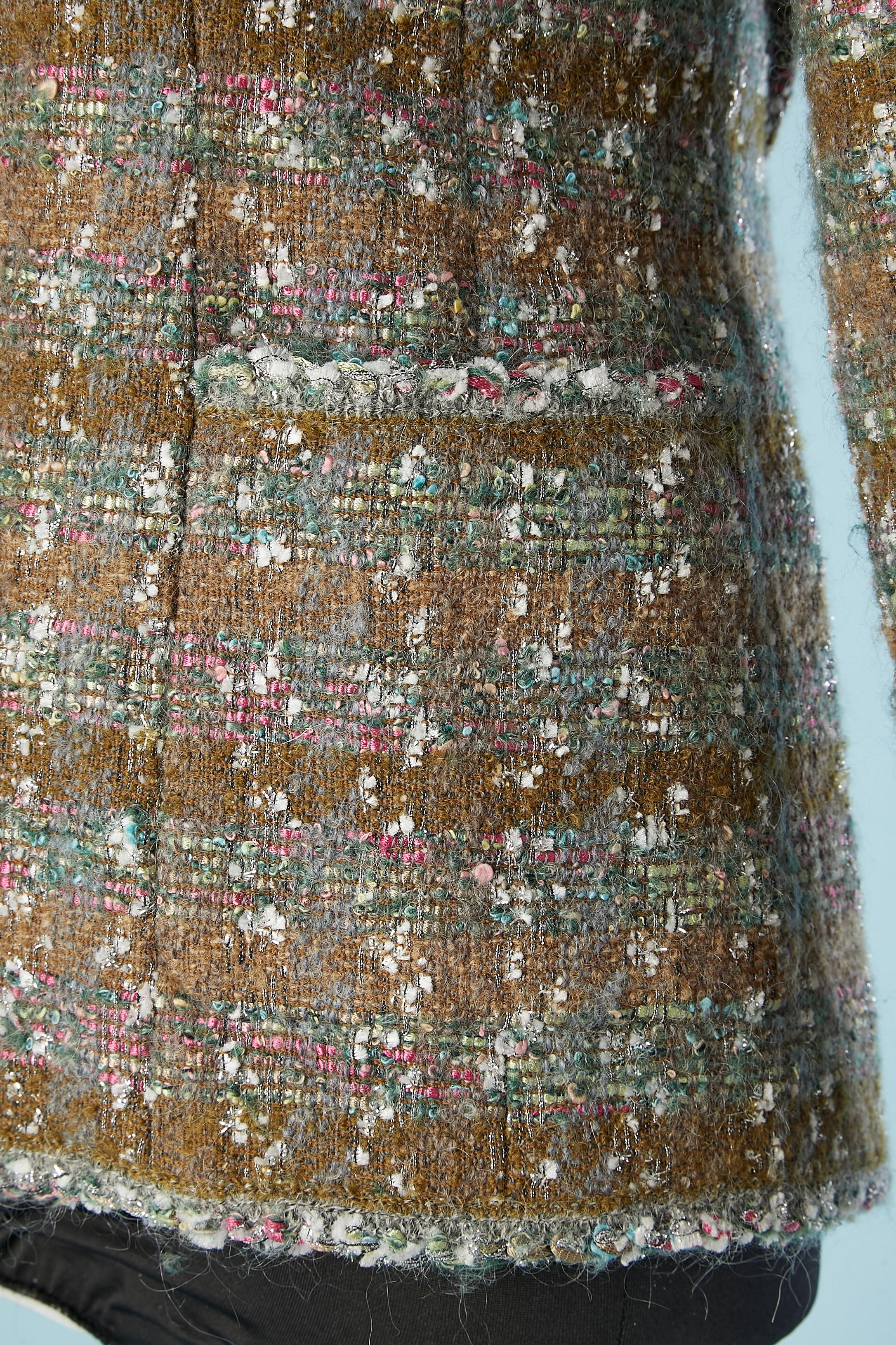 Lurex and tweed single-breasted jacket Chanel Boutique  In Excellent Condition For Sale In Saint-Ouen-Sur-Seine, FR