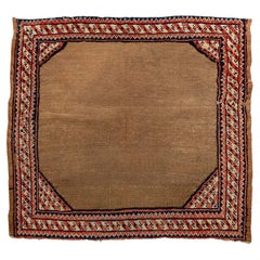 Luri Soffreh Mat aus Kamelwolle mit gemischter Technik, um 1900