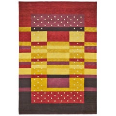 Luribaf Purple Hand Knotted Wool - Rug - Carpet - 357 x 249 cm