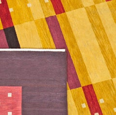 Luribaf Purple Hand Knotted Wool - Rug - Carpet - 357 x 249 cm