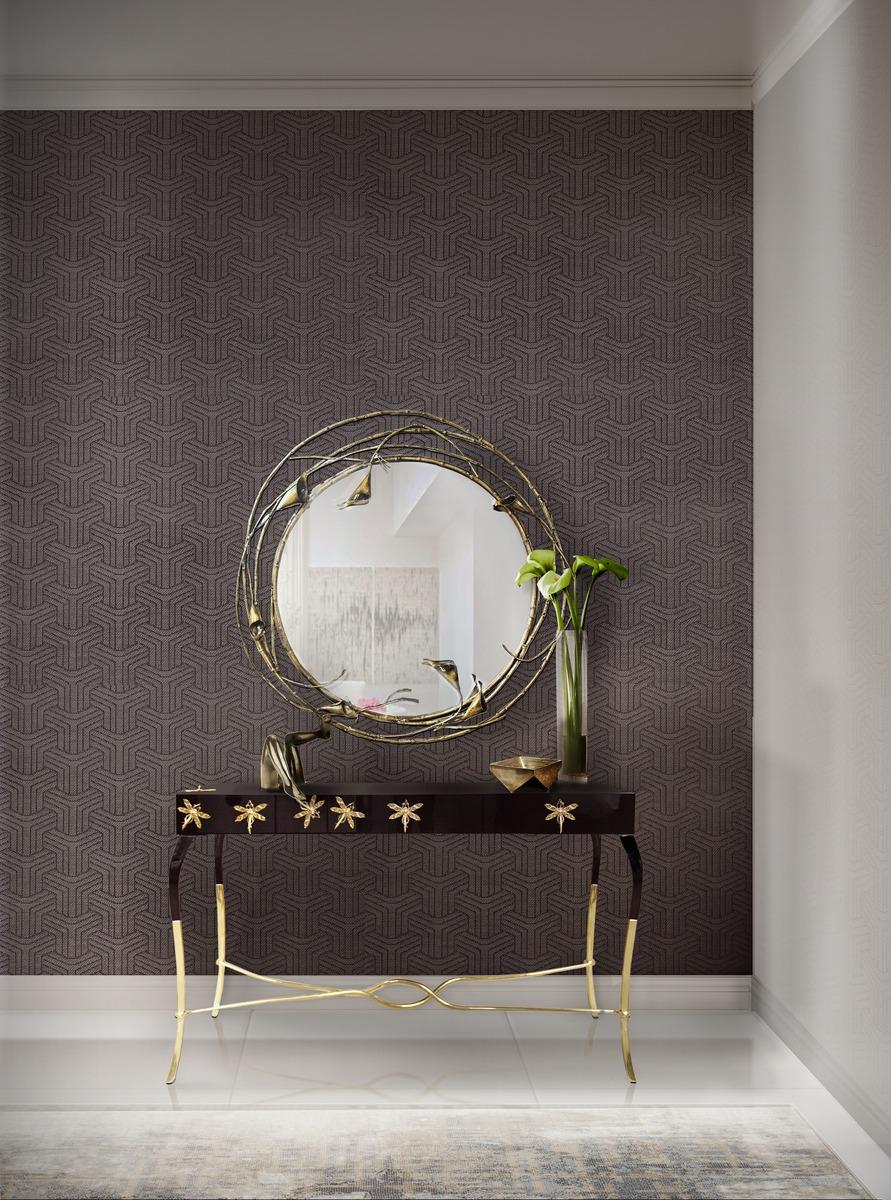 Luridae Leather Console For Sale 1