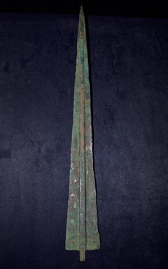 Luristan Bronze Spear Head // Early Iron Age Weapon