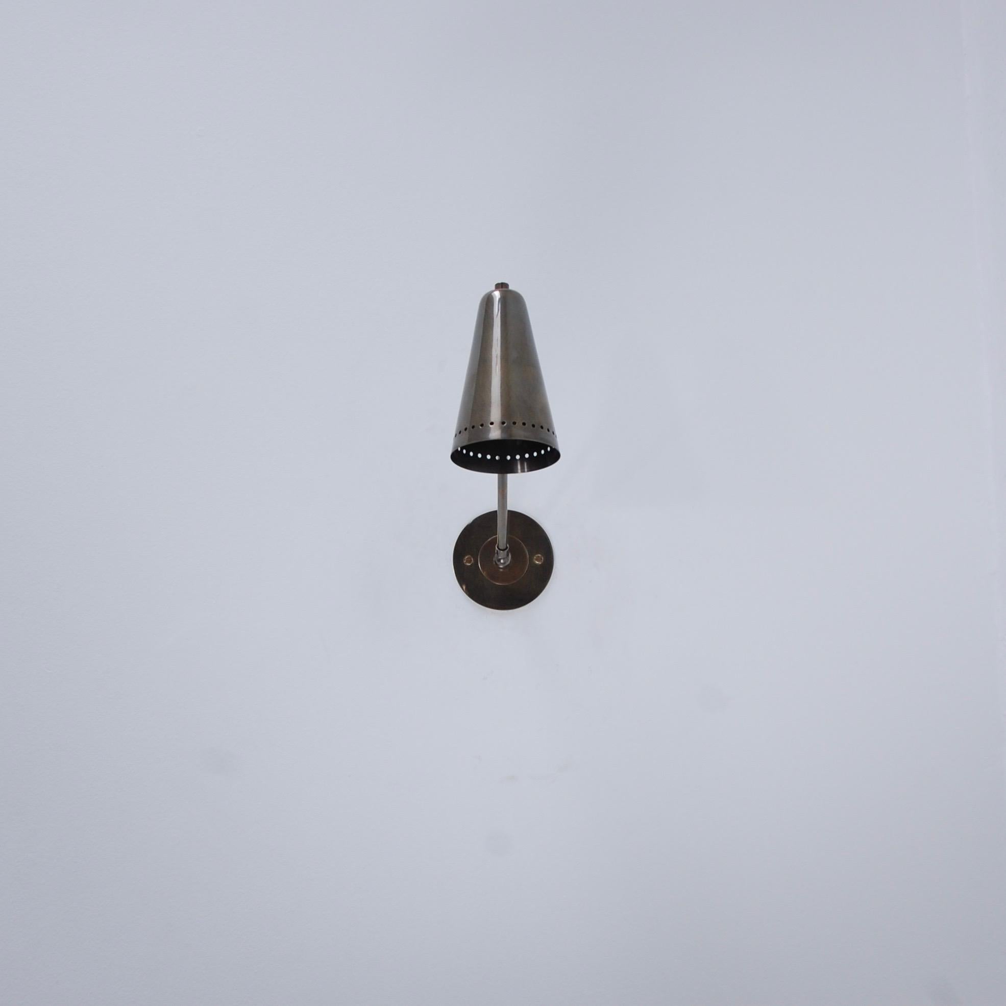Contemporary LUrman Sconces Dark Brass by Lumfardo Luminaires For Sale