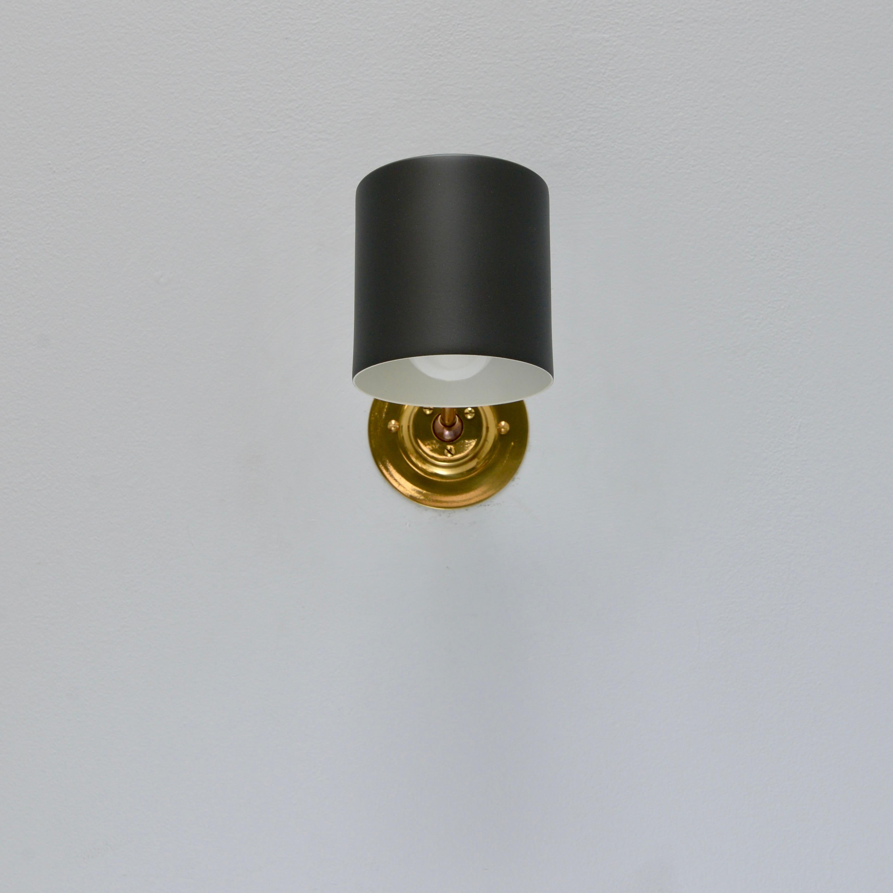 Mid-Century Modern LUSB Cylinder Sconce For Sale