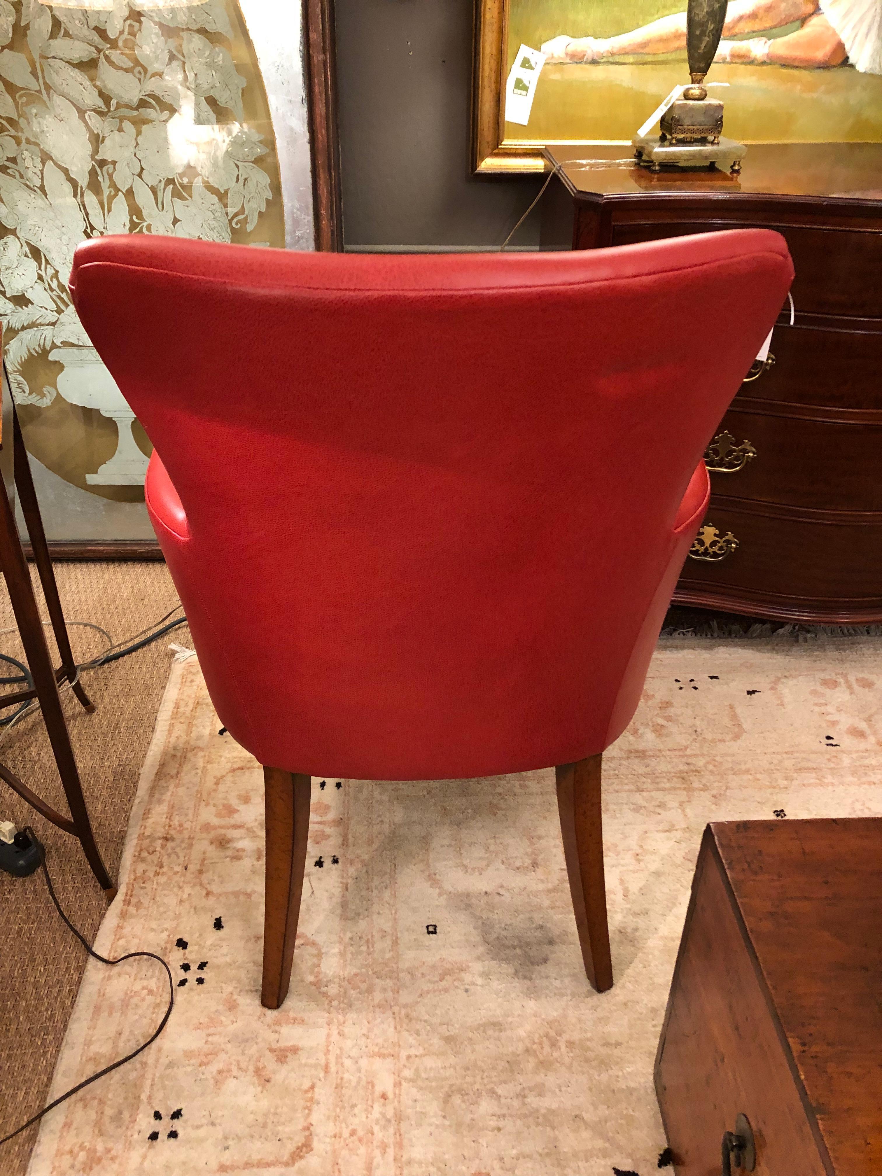 nancy vintage leather chair