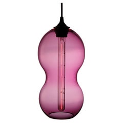 Luscious Rosa Contemporary Organic Architectural Hand Blown Pendant Lamp