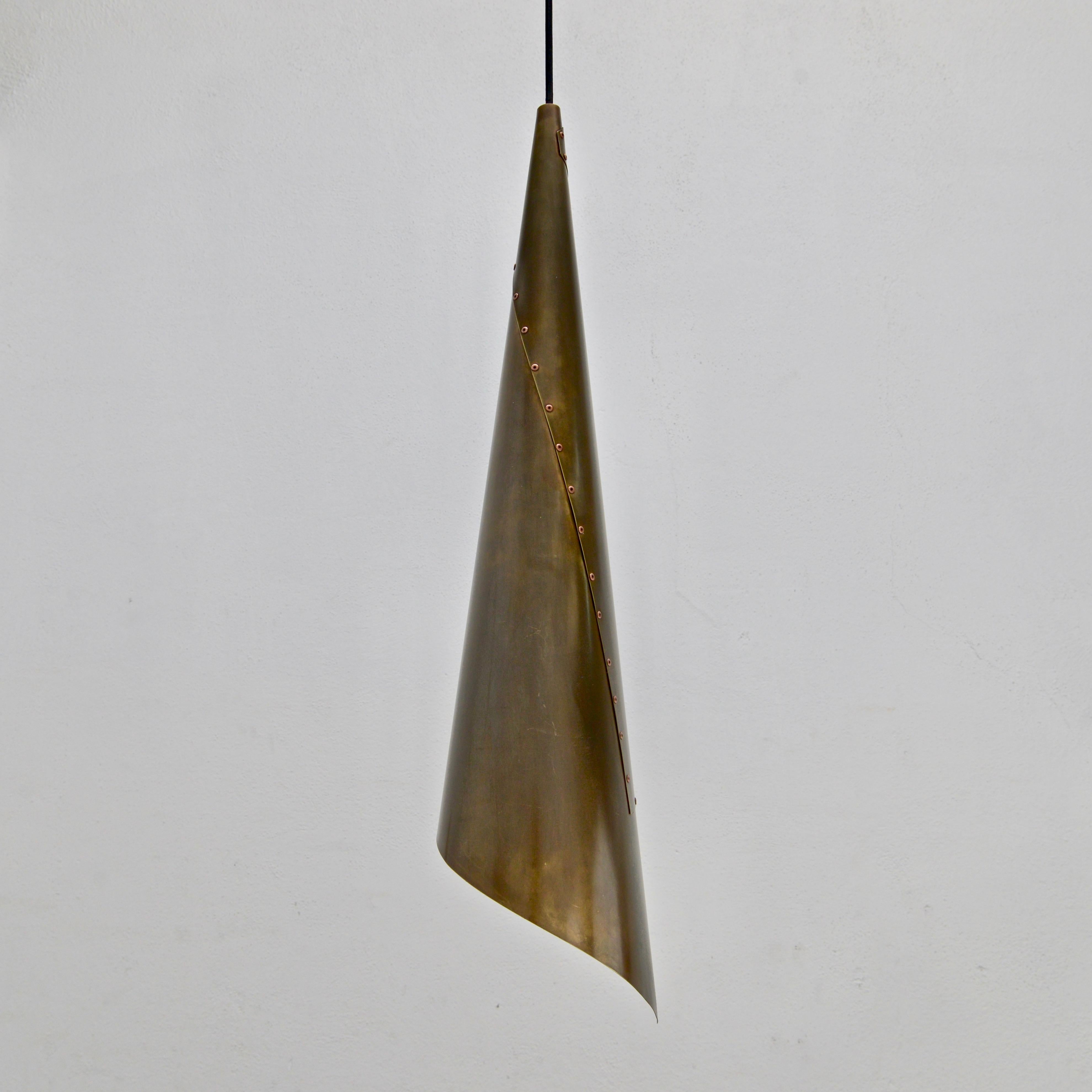 Brass LUseta Pendant For Sale