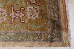 Tribal Geometric Central Medallion Turkish Oushak Design New Mohair Rug Carpet