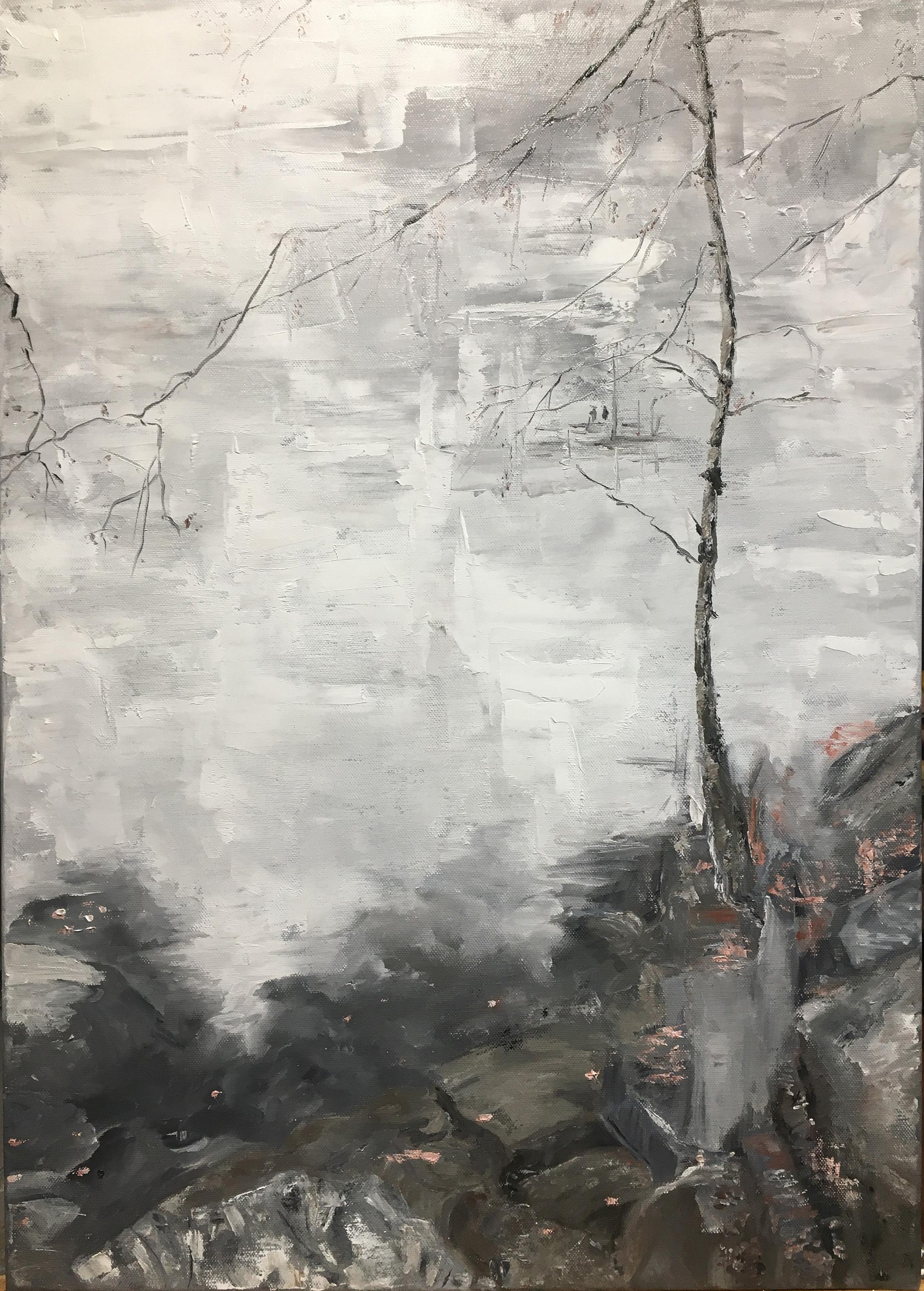 Atmen. Original-Gemälde (Impressionismus), Painting, von Lusie Schellenberg