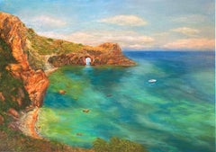 Diana 's Grotto. Original painting