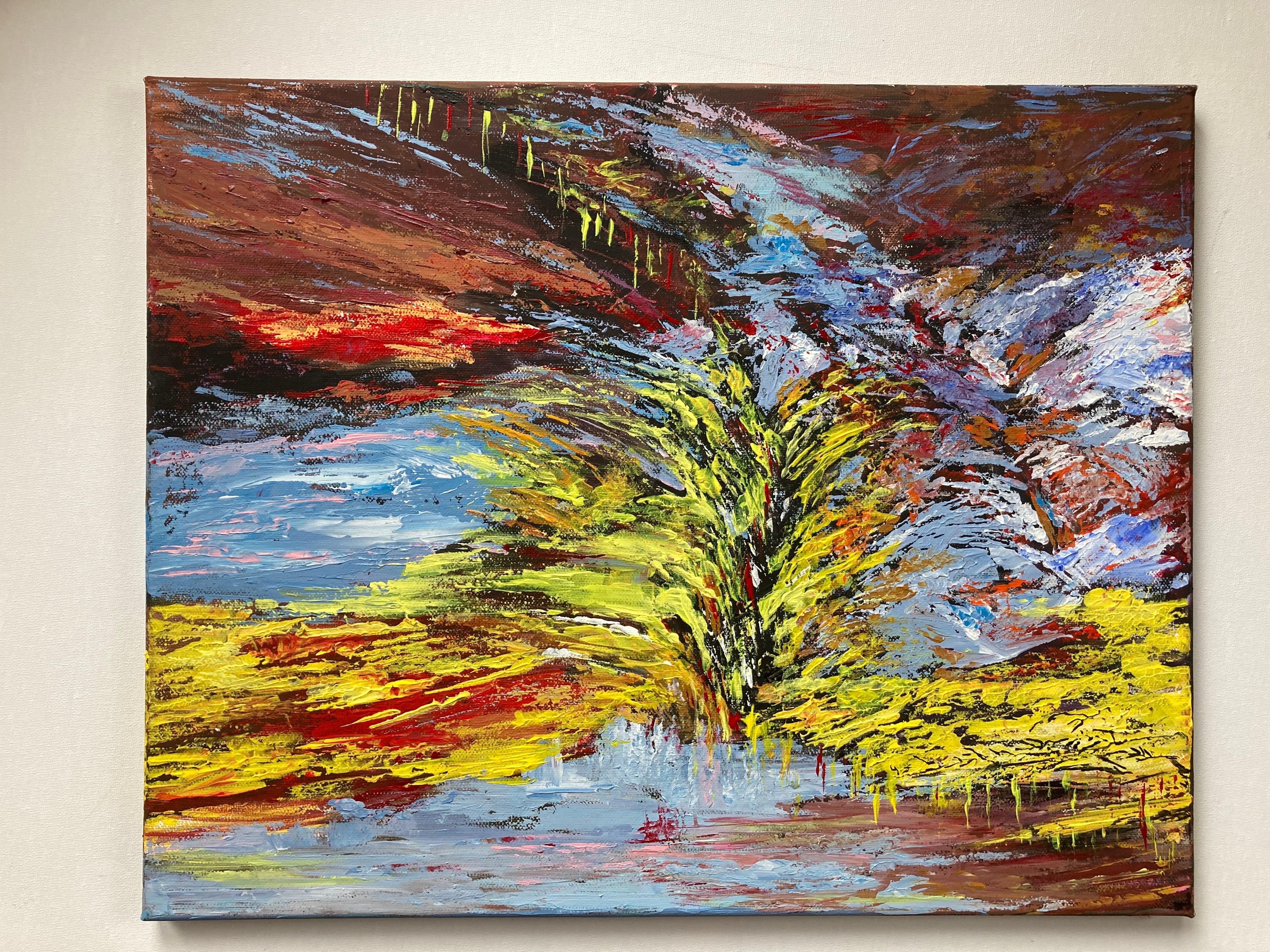 Dragon tail . Original painting For Sale 1