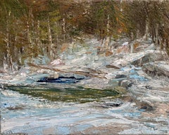 Forest Lake. Original painting