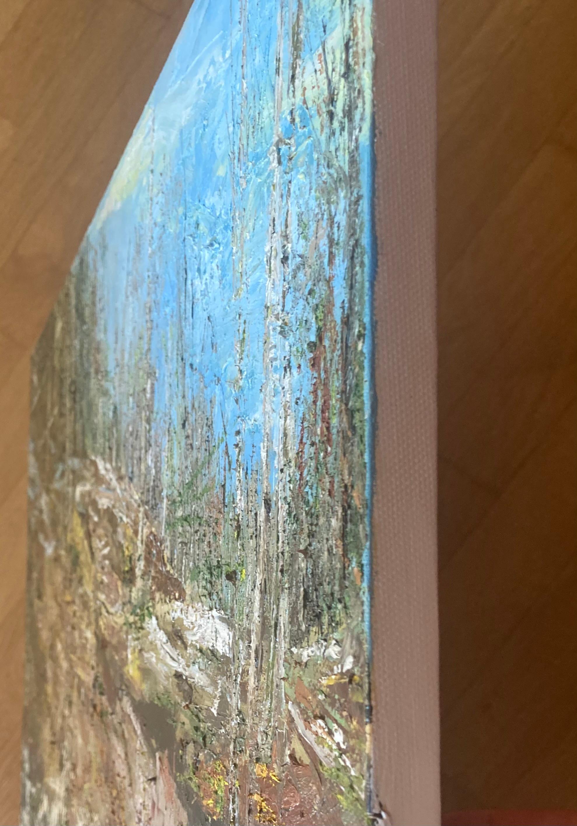 Herbststimmung. Original painting - Painting by Lusie Schellenberg