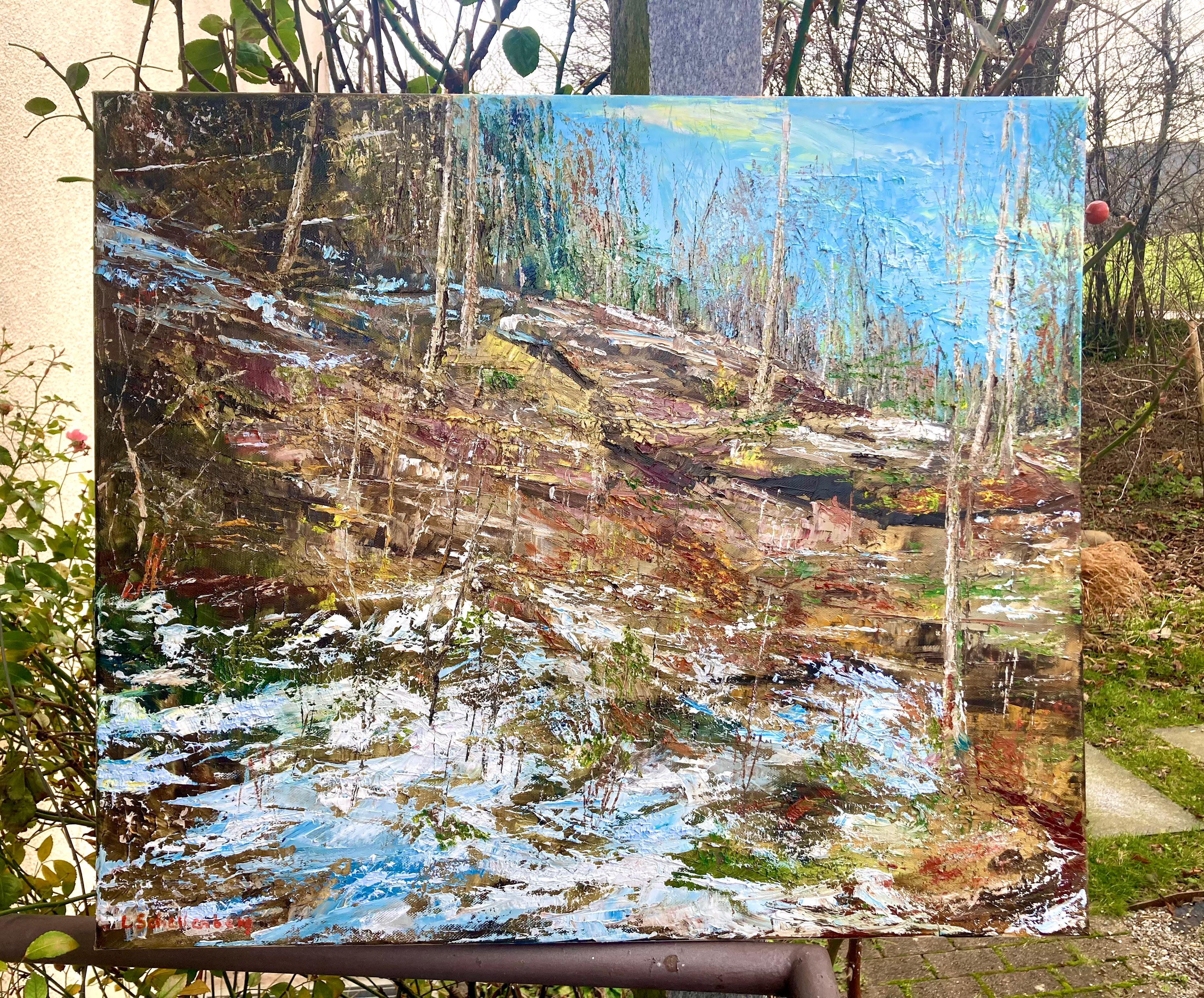 Herbststimmung. Original painting For Sale 3