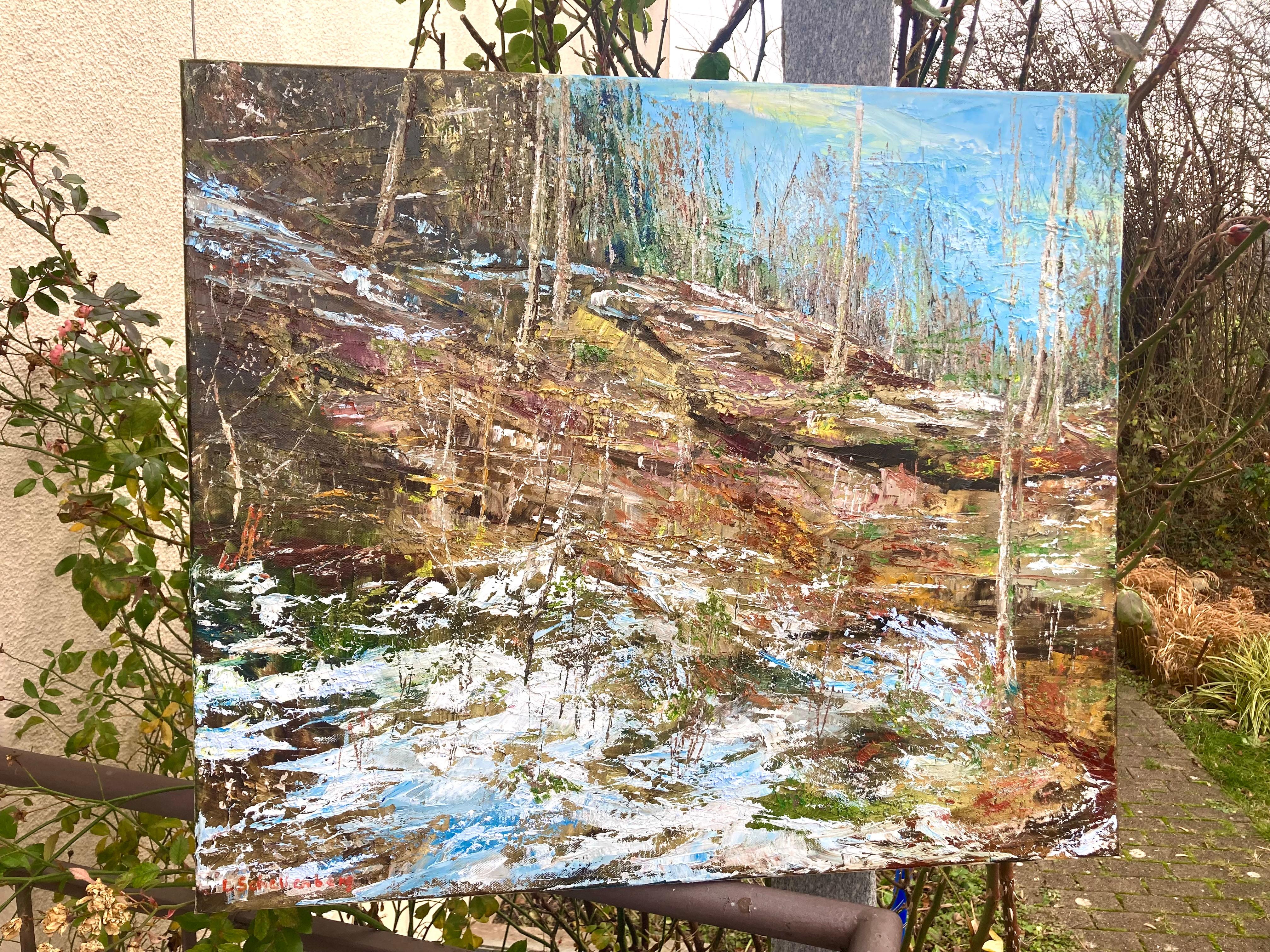 Herbststimmung. Original painting For Sale 4