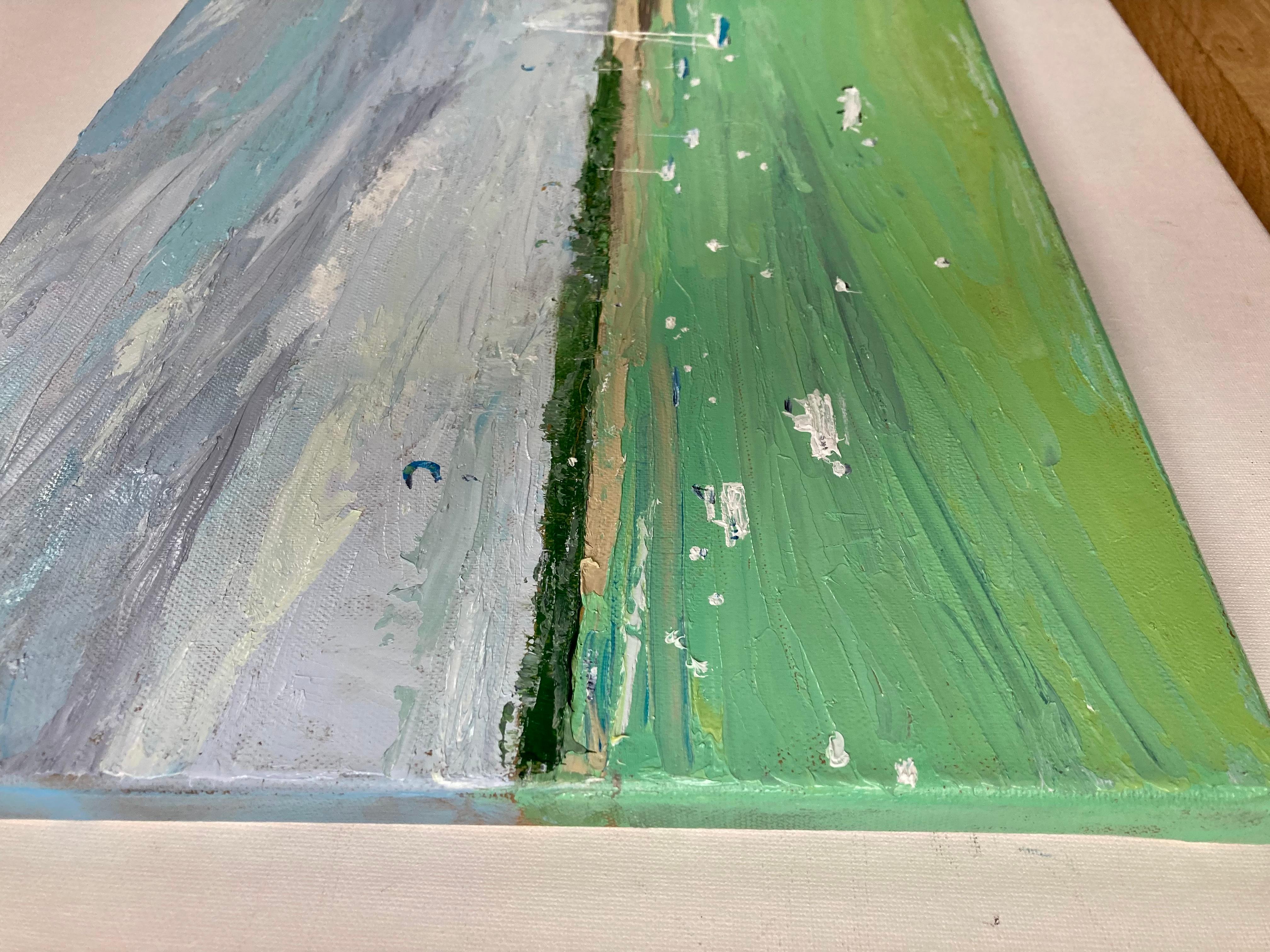 Le bassin d'Arcachon. Pittura originale - Painting di Lusie Schellenberg