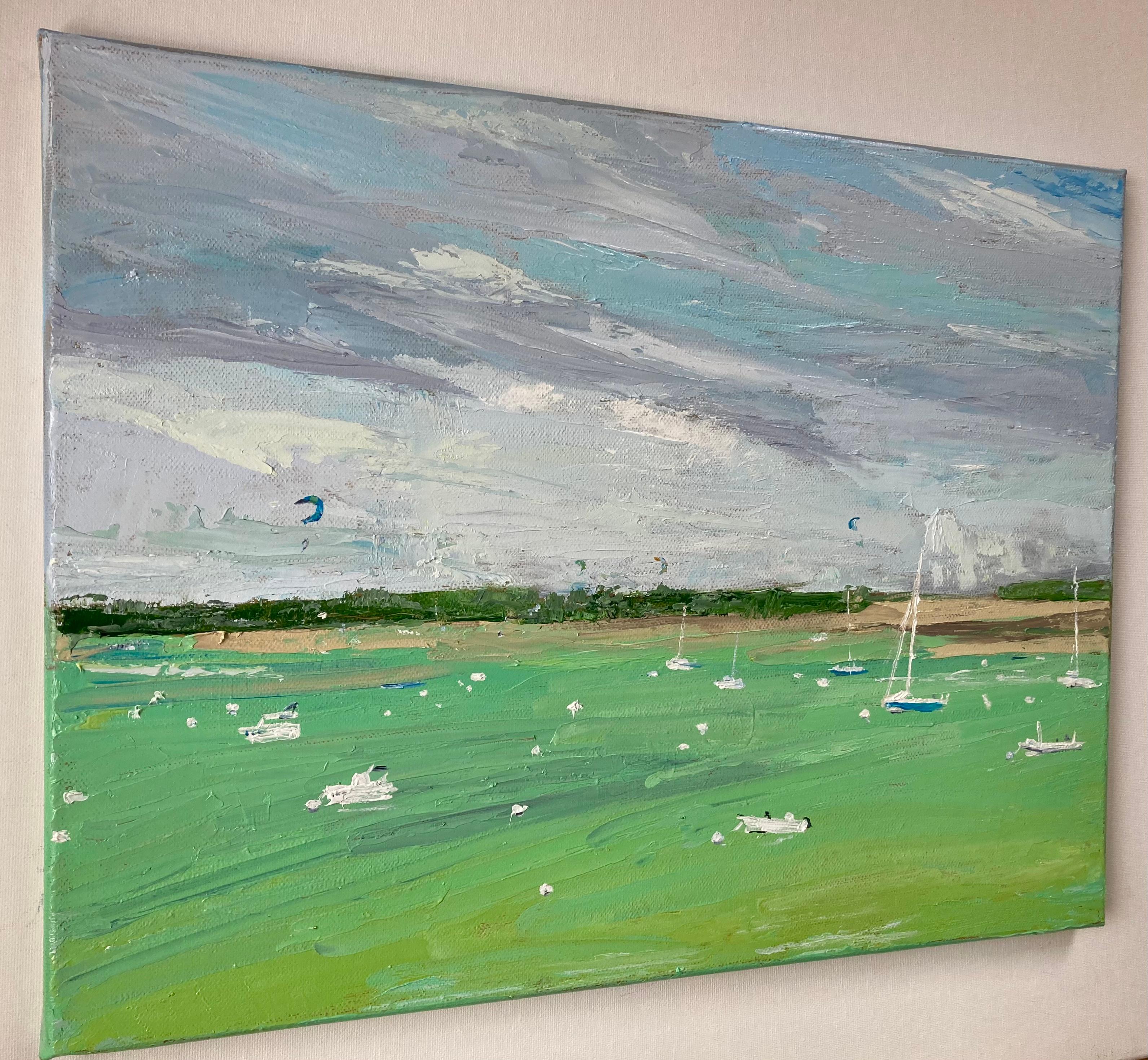 Le bassin d'Arcachon. Pittura originale in vendita 1