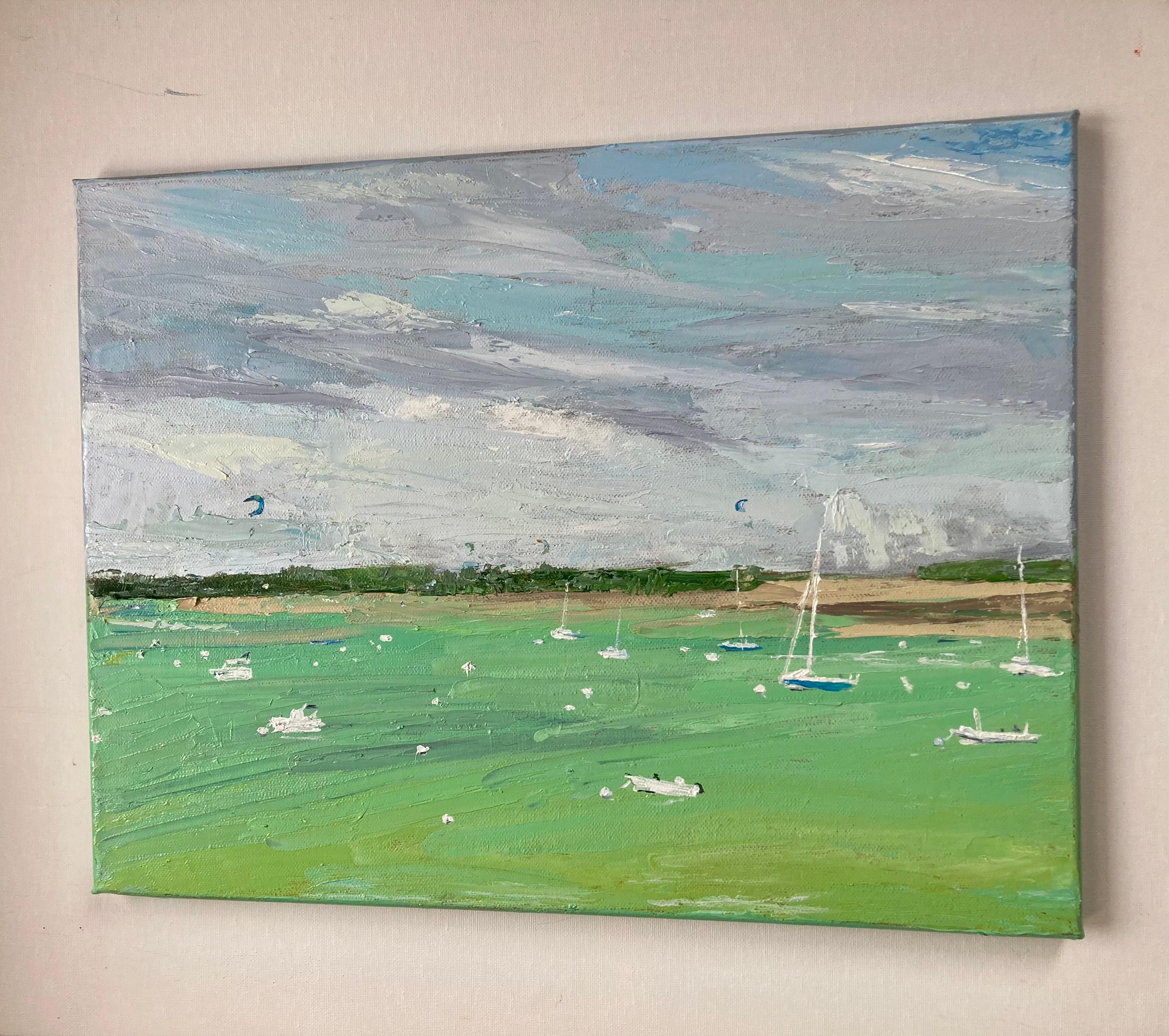 Le bassin d'Arcachon. Pittura originale in vendita 2