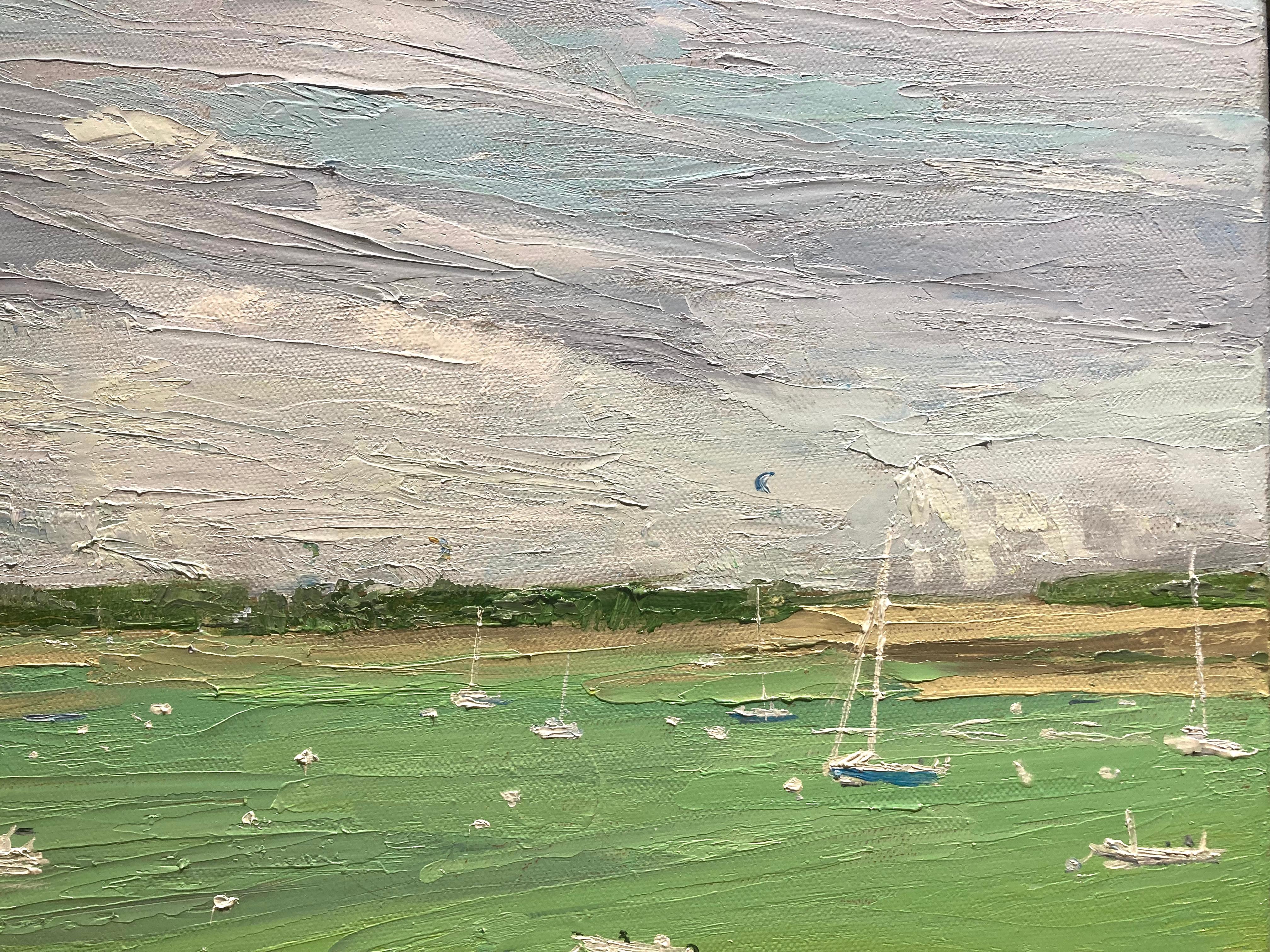 Le bassin d'Arcachon. Pittura originale in vendita 3