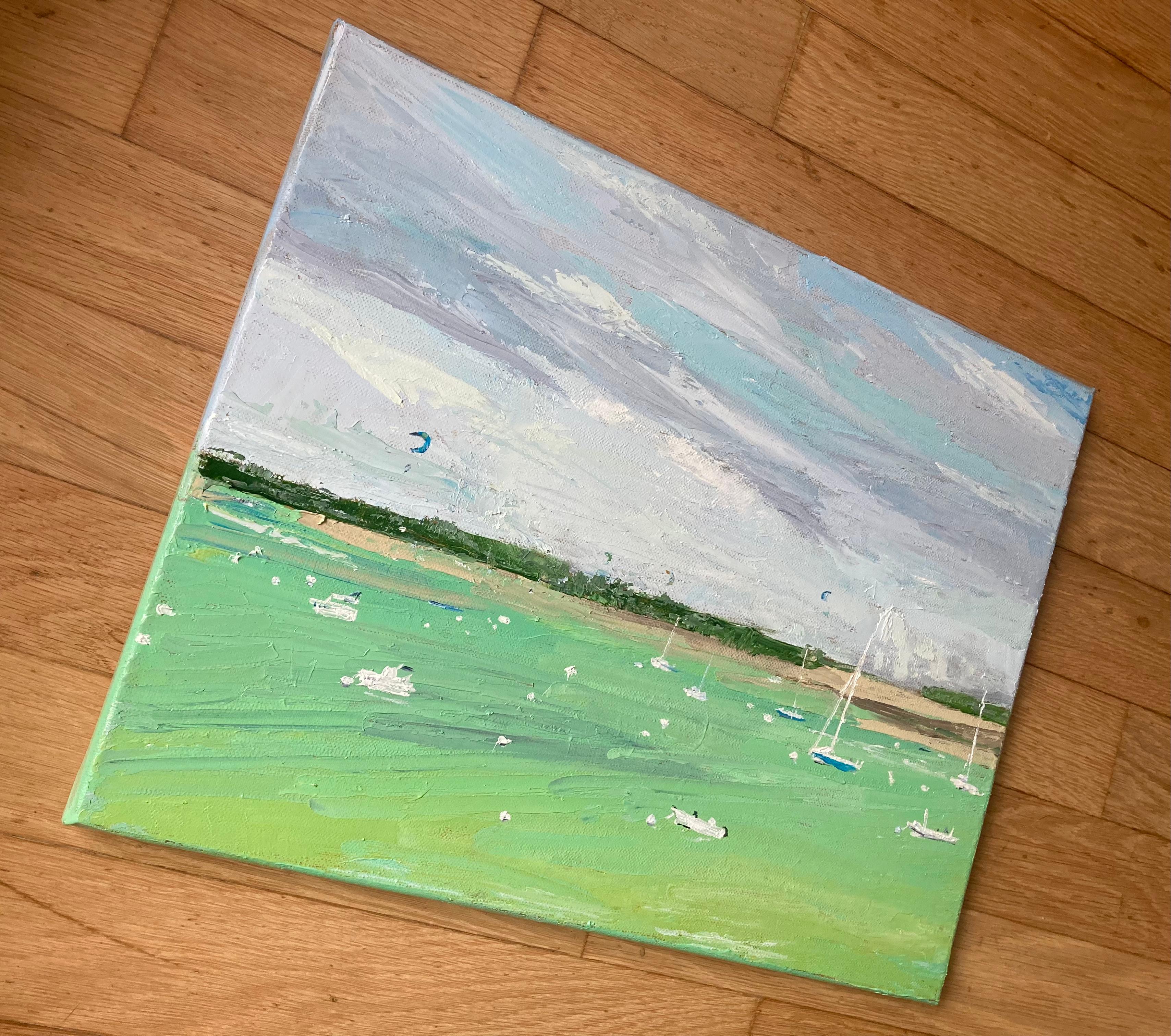 Le bassin d'Arcachon. Pittura originale in vendita 4