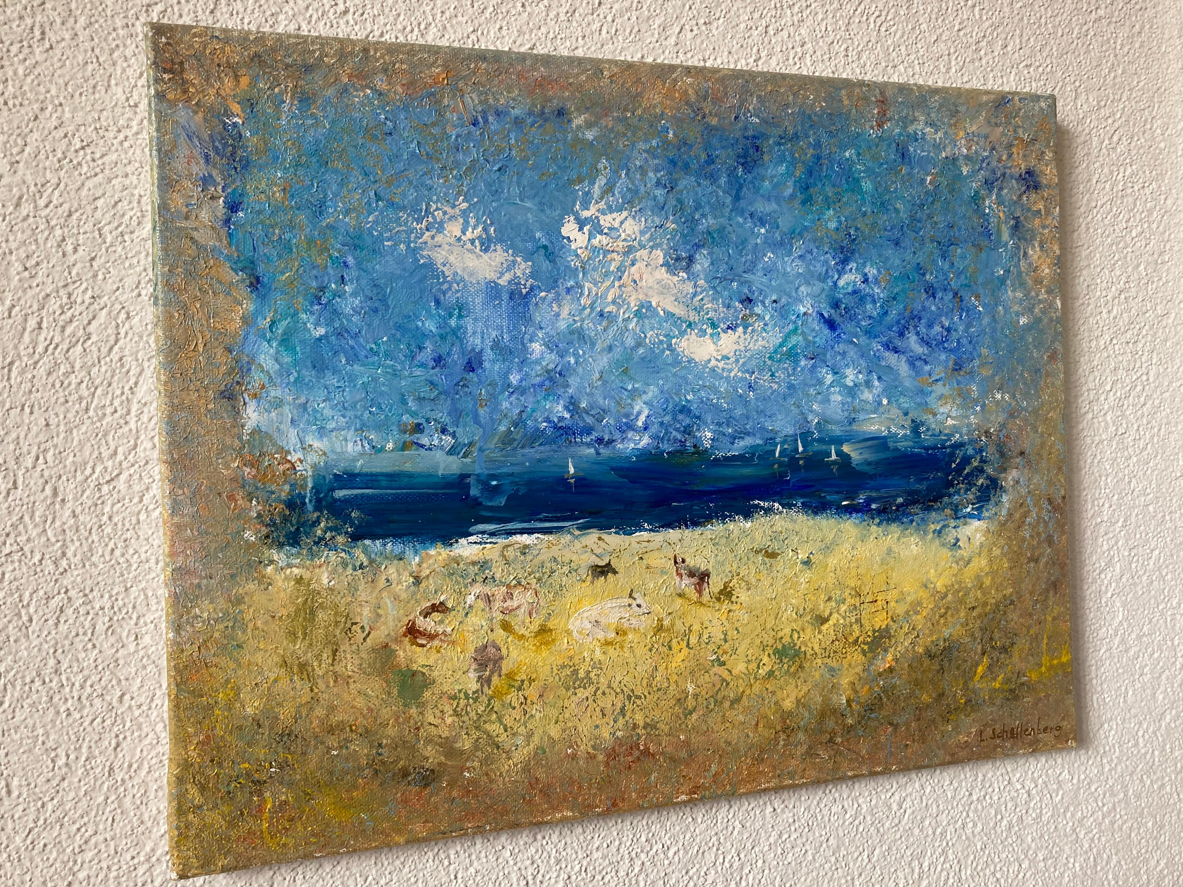 Mediodía. Pintura original - Painting Impresionista de Lusie Schellenberg