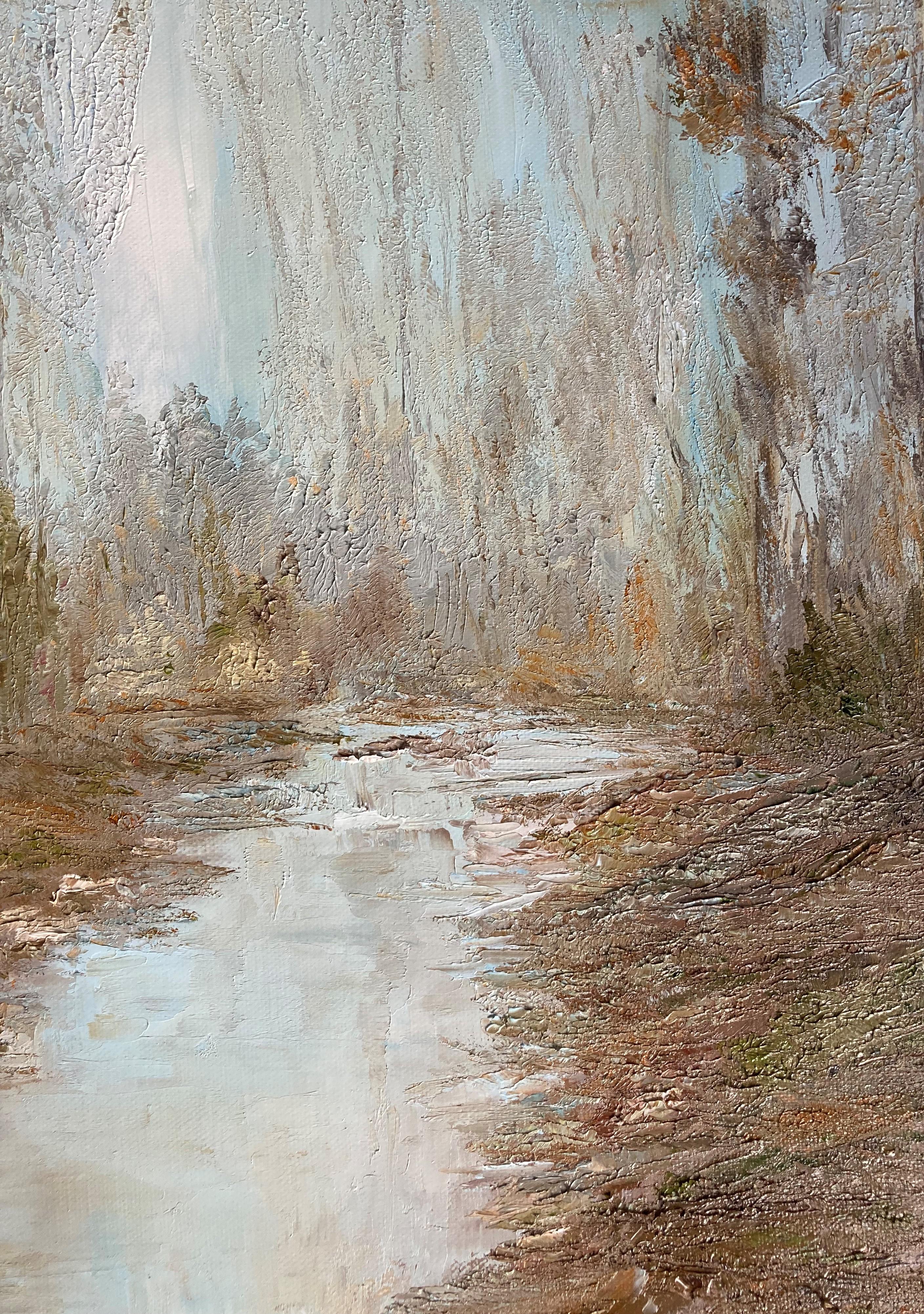 November. Original-Gemälde – Painting von Lusie Schellenberg