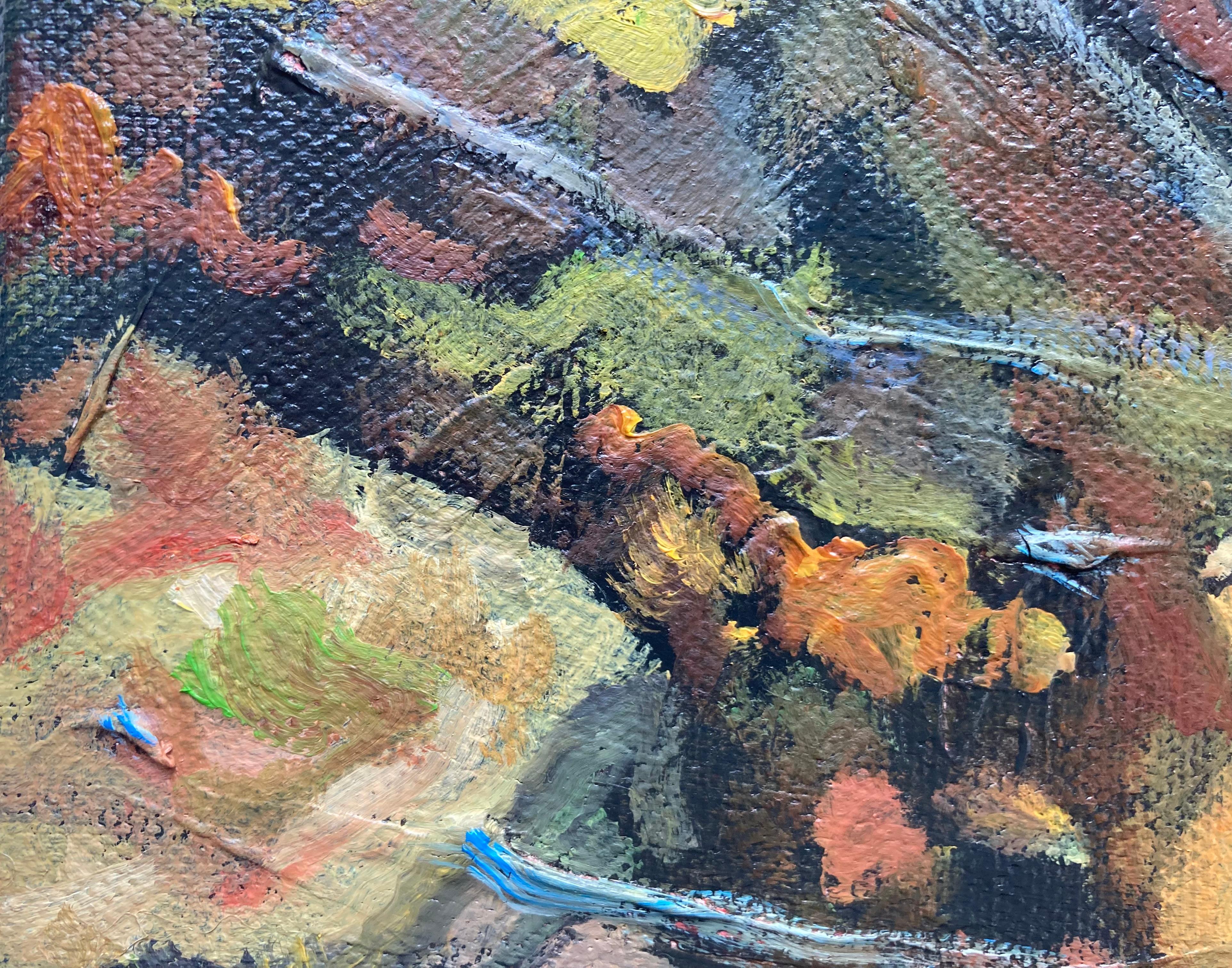 Red fish. Original painting For Sale 3
