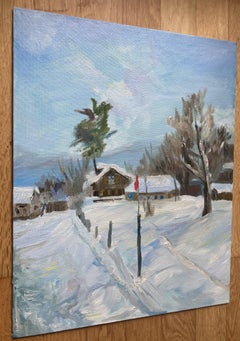 The frosty freshness . Original painting