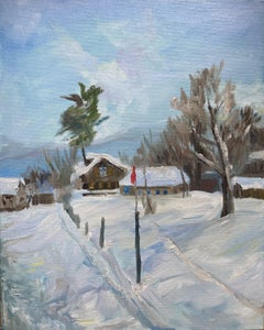The frosty freshness . Original painting