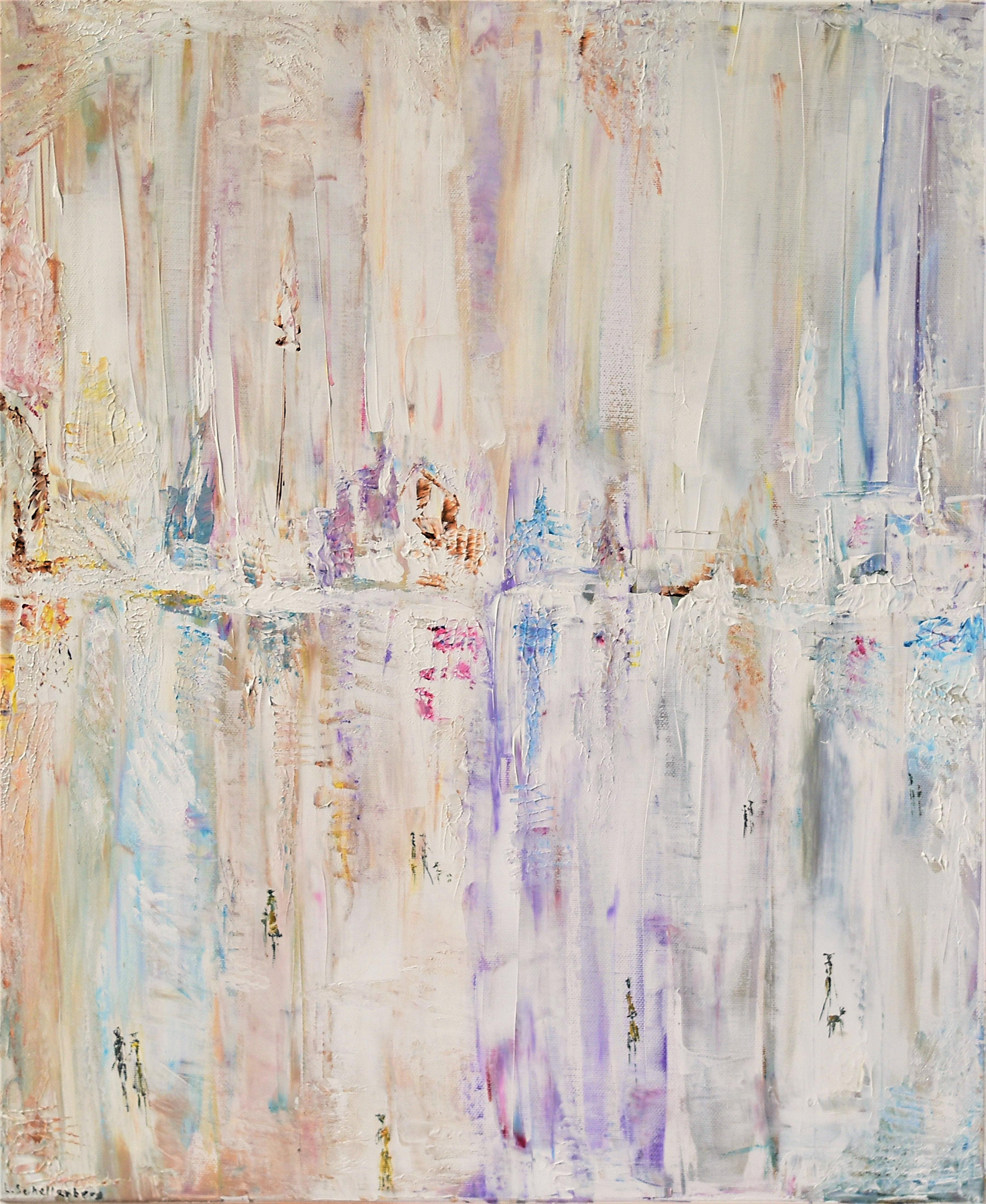 Il tocco dell'inverno . Pittura originale - Painting di Lusie Schellenberg