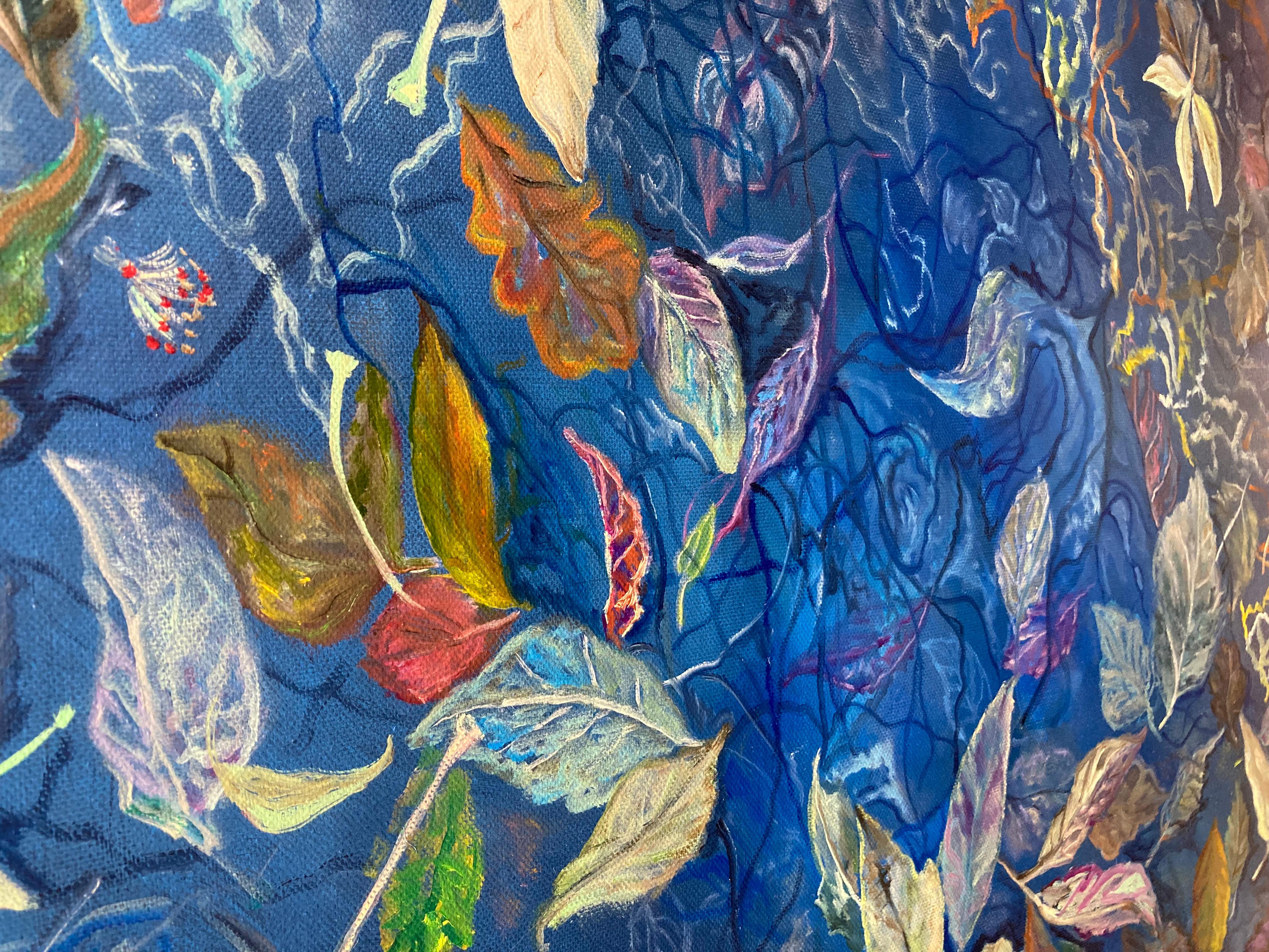 АHerbstwalzer. Original-Gemälde (Impressionismus), Painting, von Lusie Schellenberg