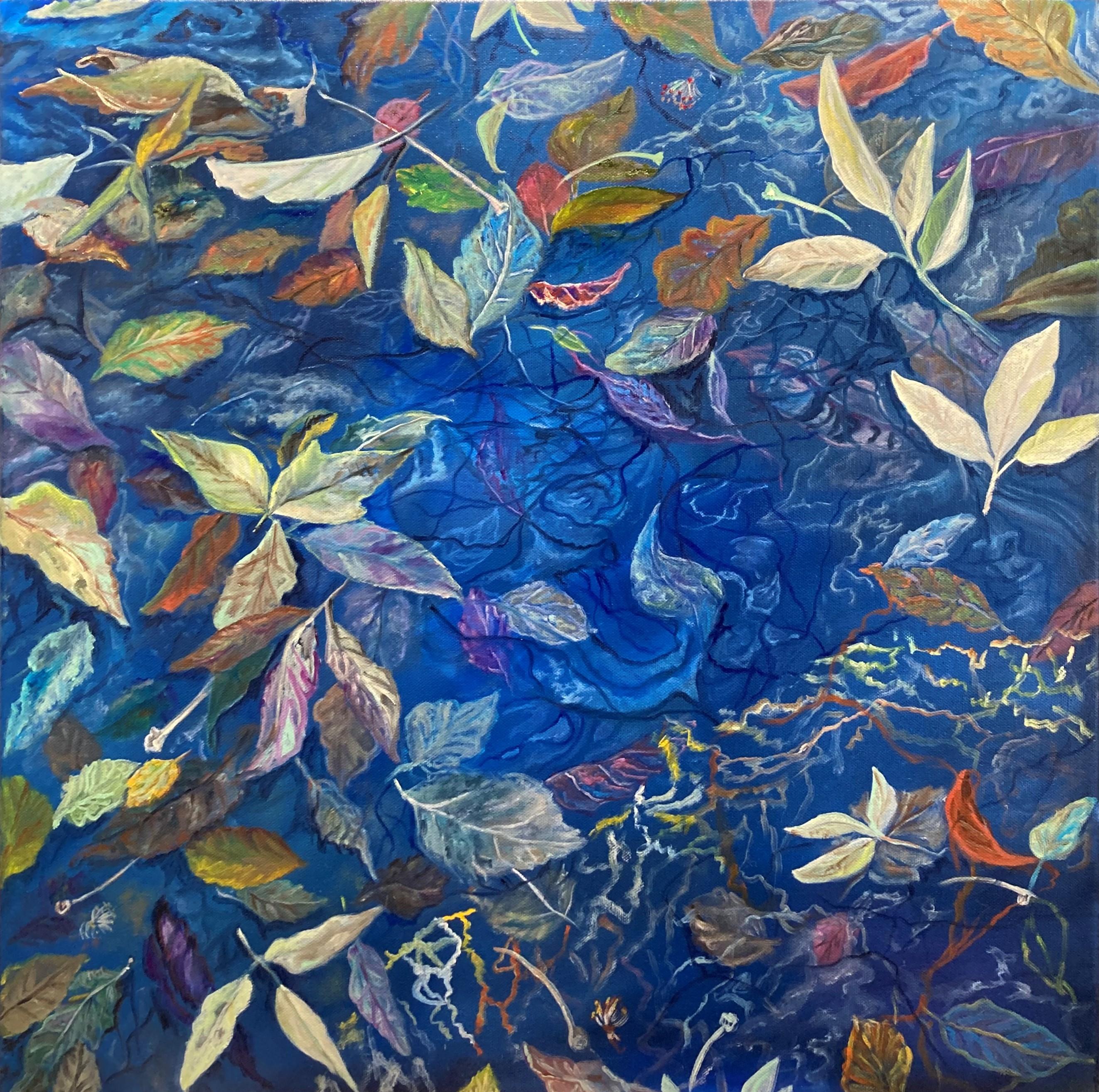 Lusie Schellenberg Landscape Painting – АHerbstwalzer. Original-Gemälde