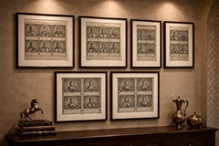 Lusitanorum Regum Icones – Complete Kings of Portugal Table, Rome c.1700