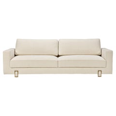 LUSO 2-seater sofa in white boucle