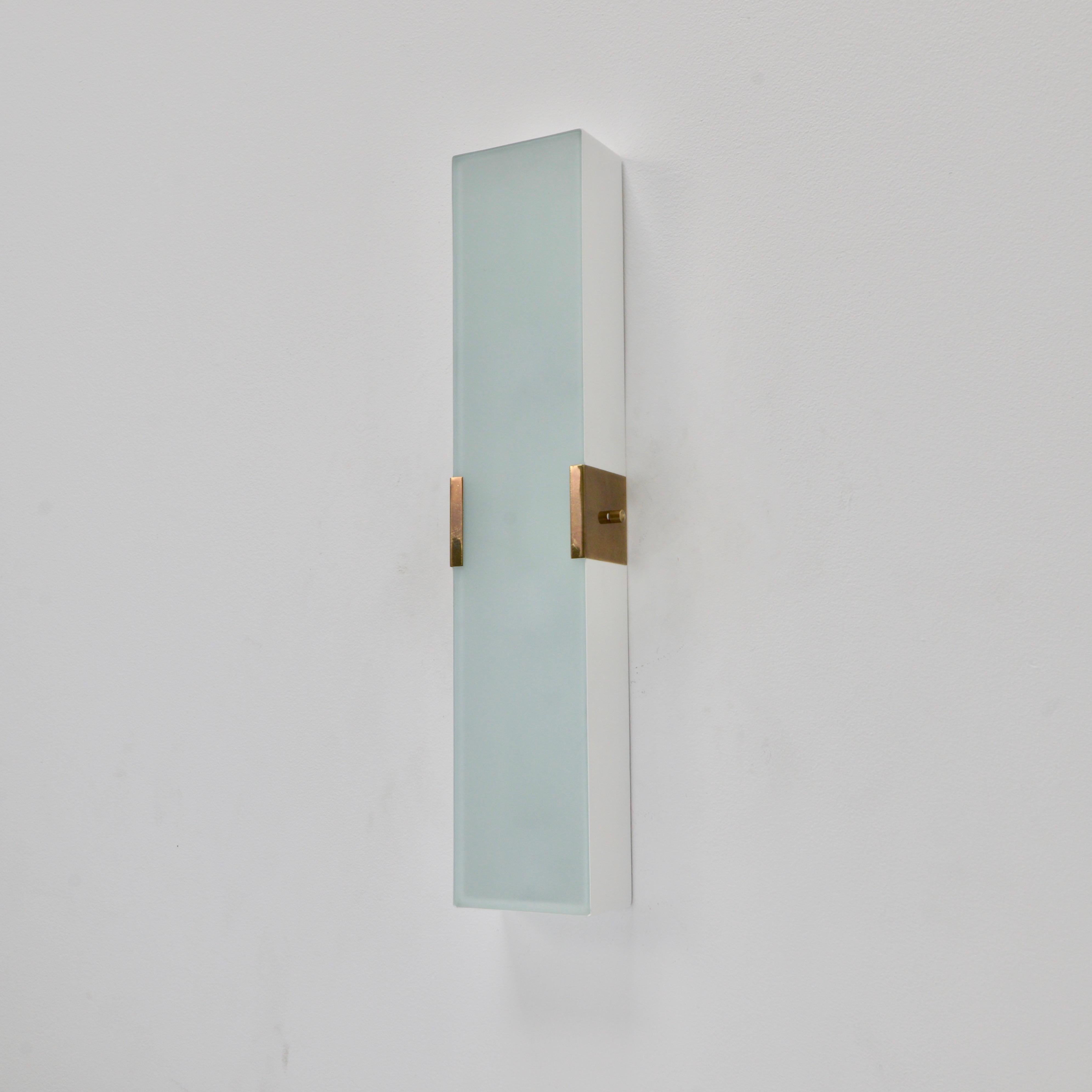 LUsquare RT Sconce (blk, wt) in vendita 3