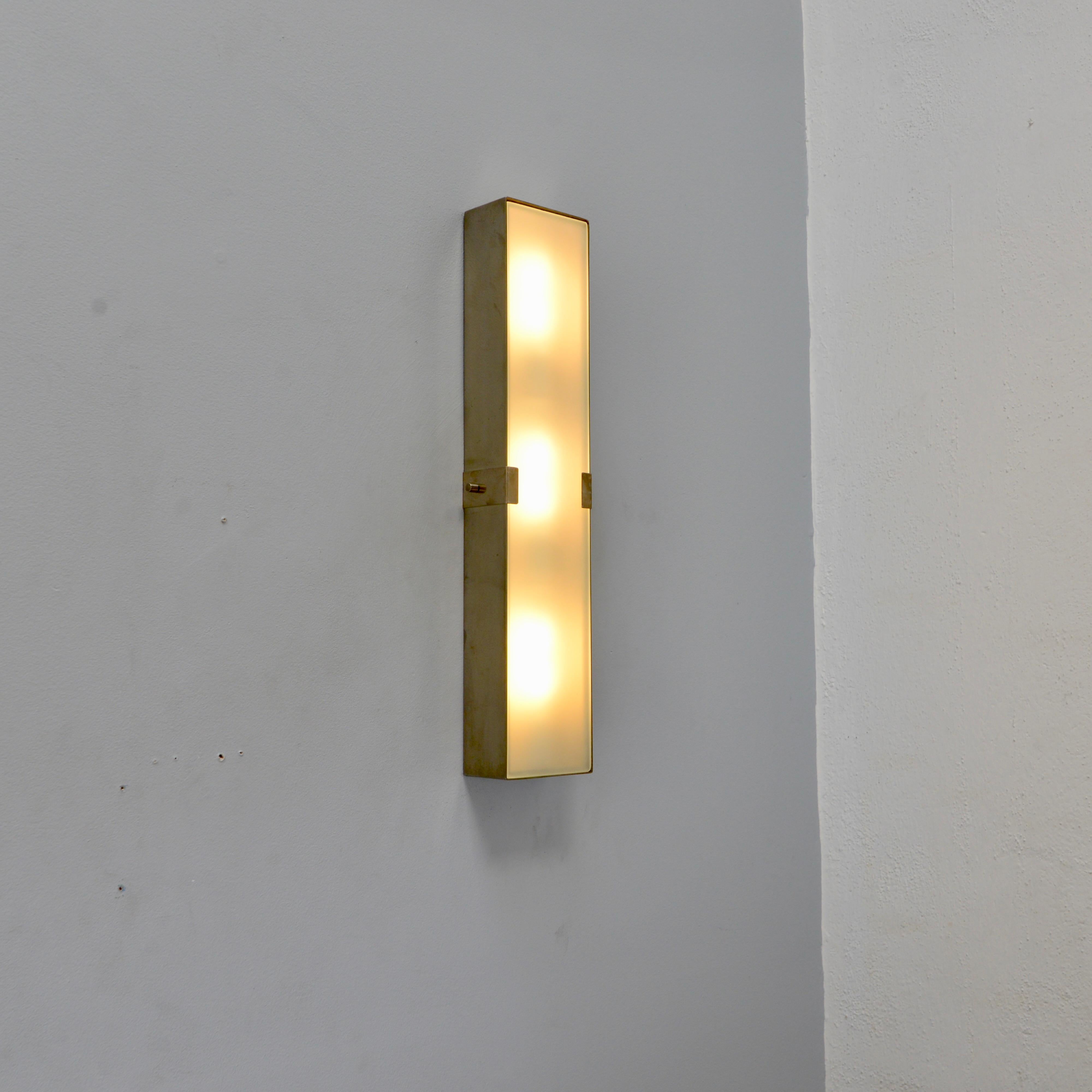 LUsquare RT Sconce (pb, as) For Sale 8