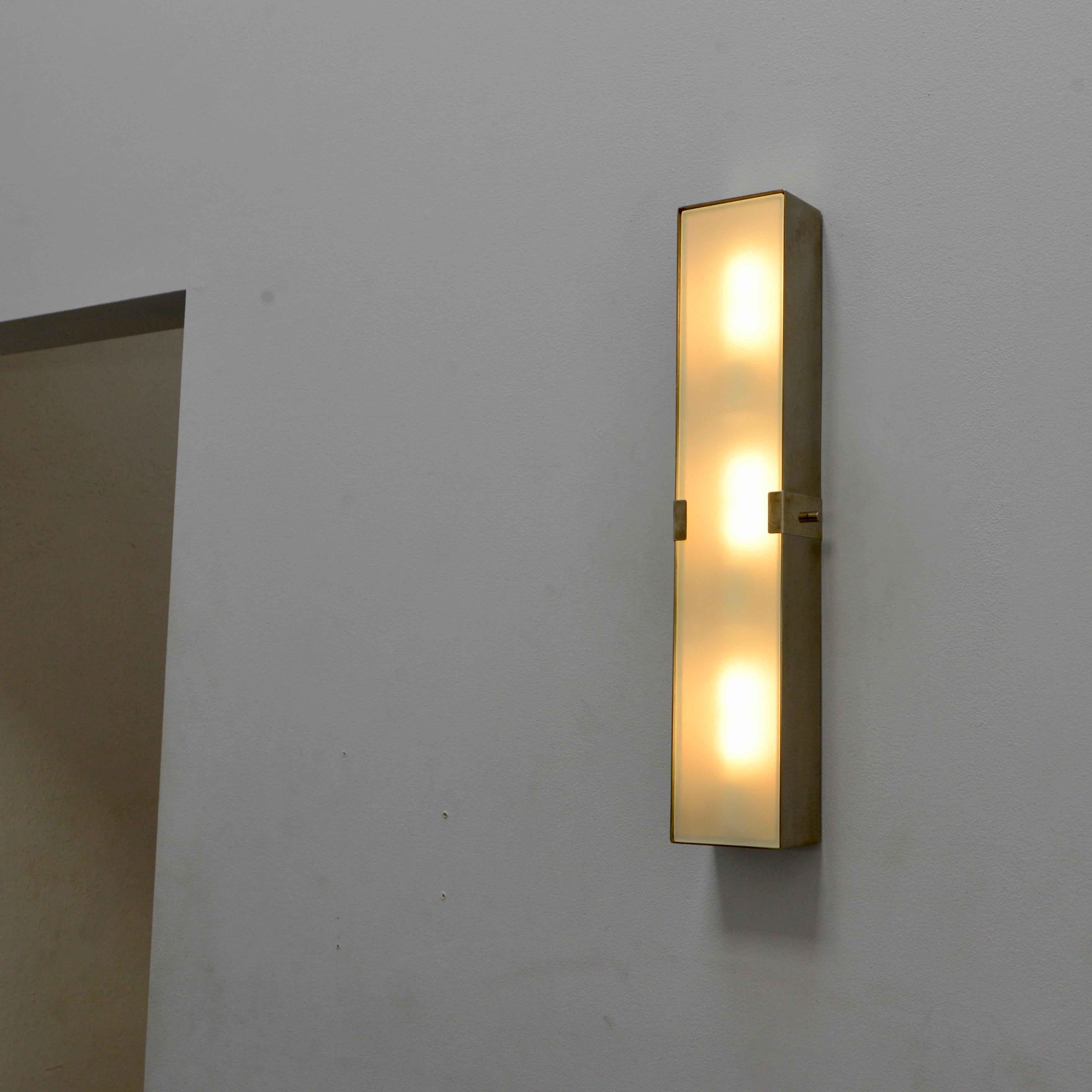 LUsquare RT Sconce (pb, as) For Sale 10