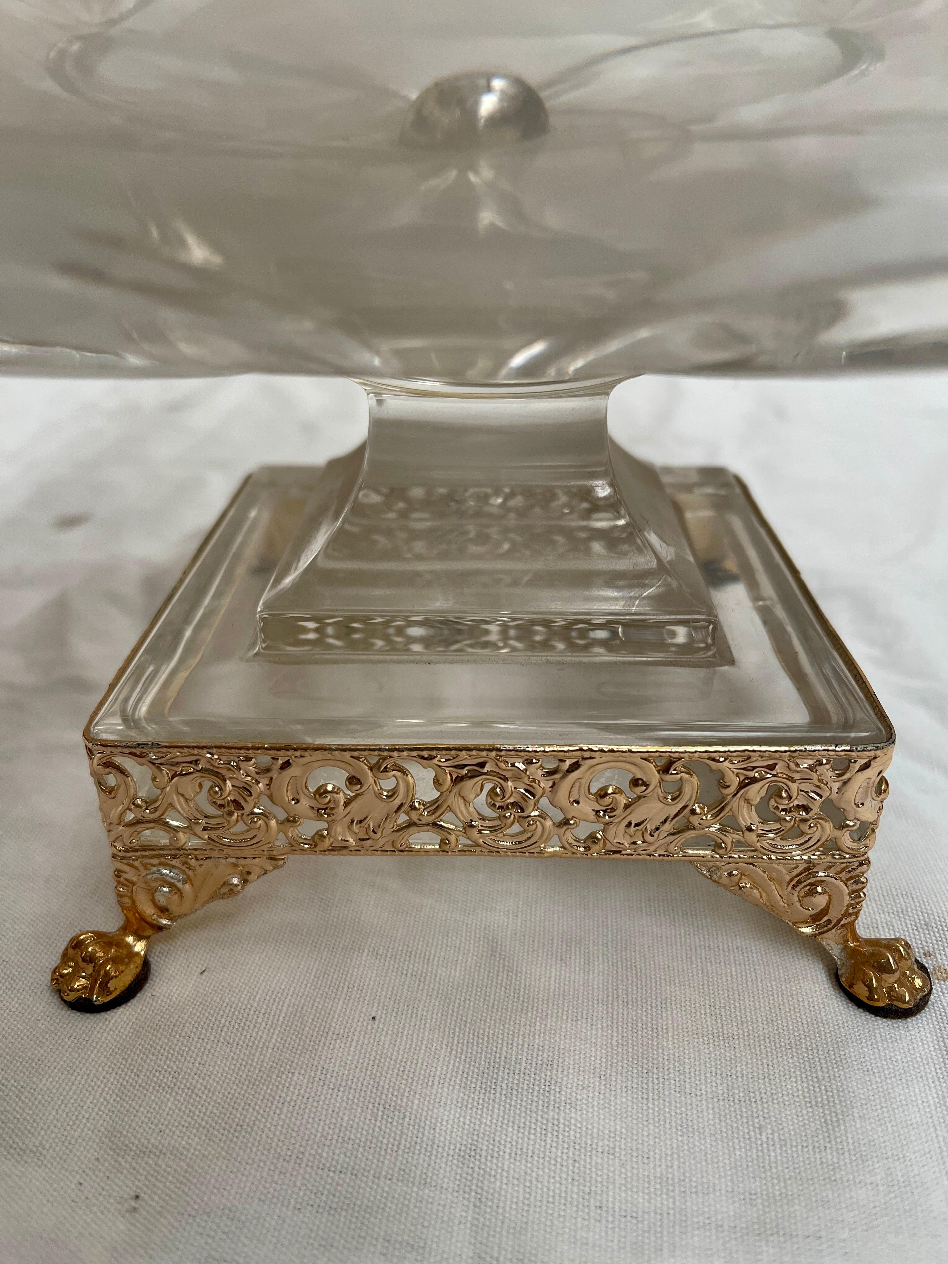 lujoso cuenco de cristal italiano del siglo XX Otro en venta
