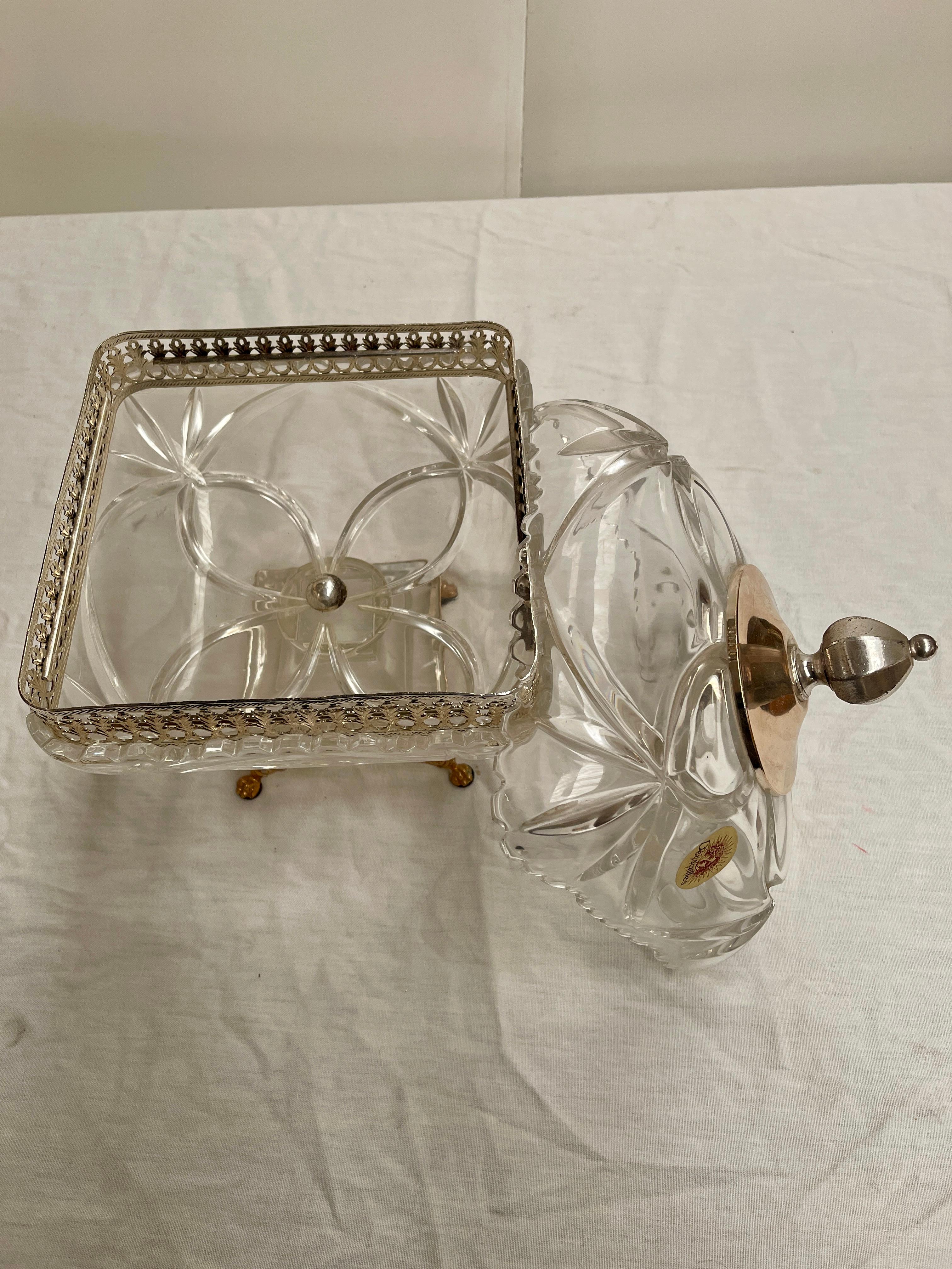 lujoso cuenco de cristal italiano del siglo XX en Excelente estado para la venta en Cantù, IT