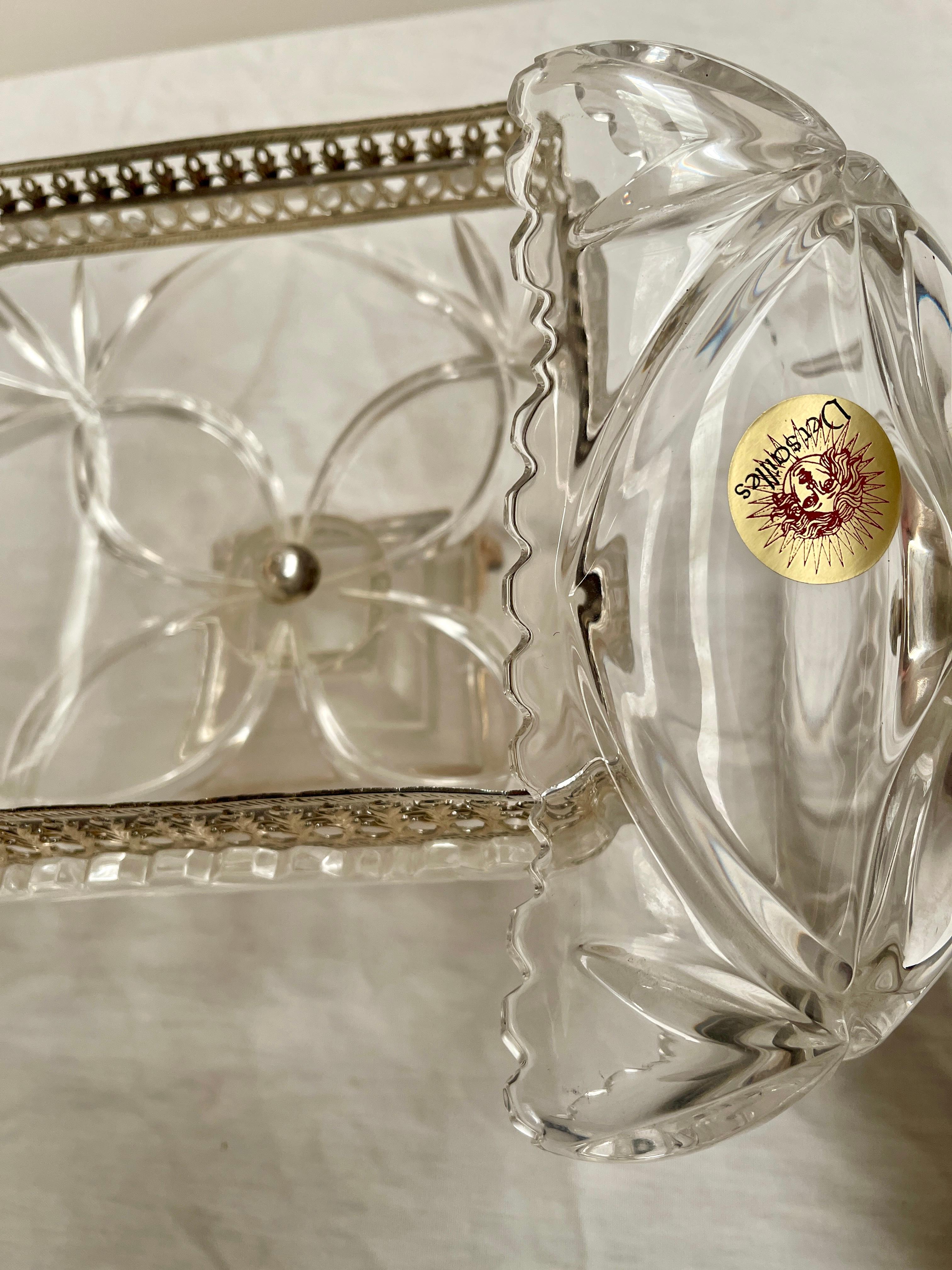lujoso cuenco de cristal italiano del siglo XX Cristal en venta