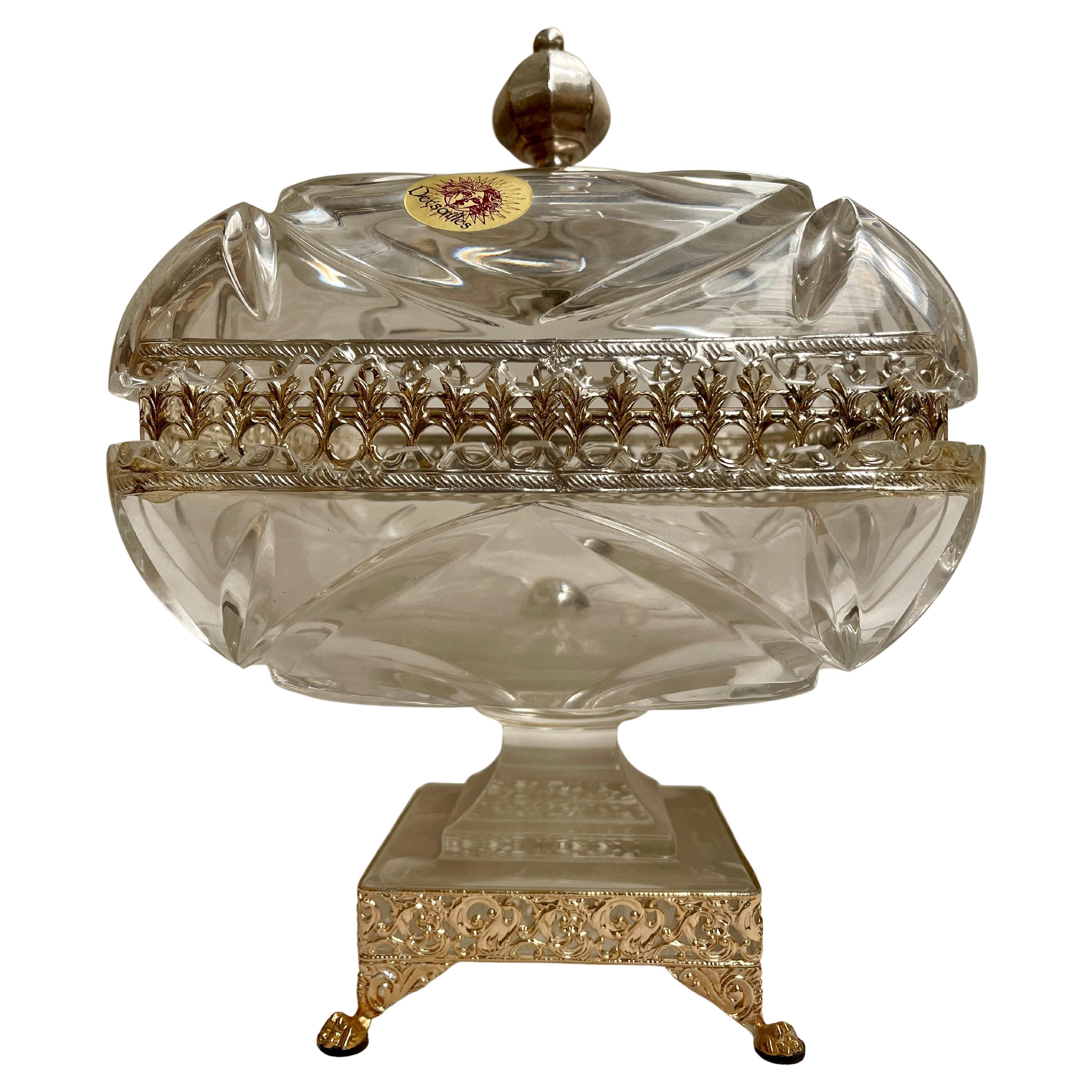 lujoso cuenco de cristal italiano del siglo XX en venta