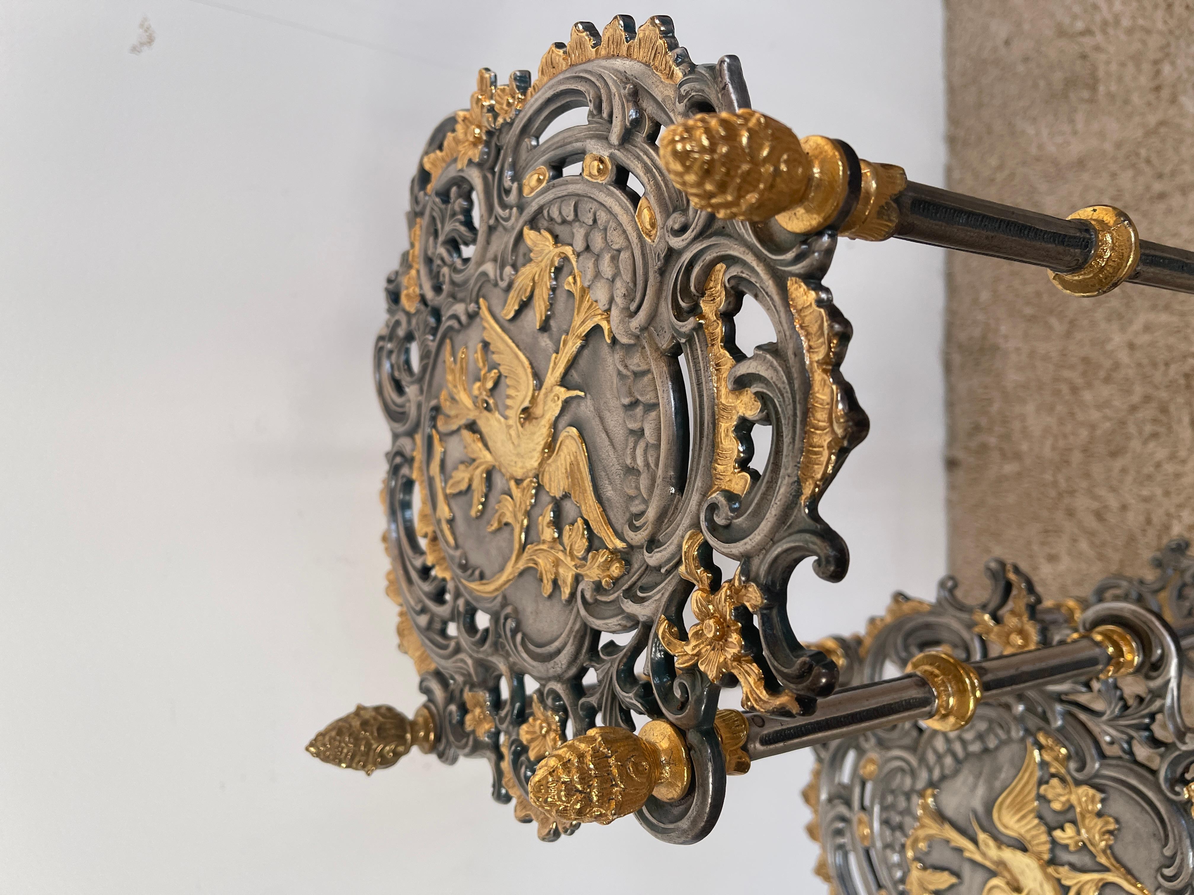 Altro Lussuoso portaoggetti in argento e oro zecchino anni '90 in vendita