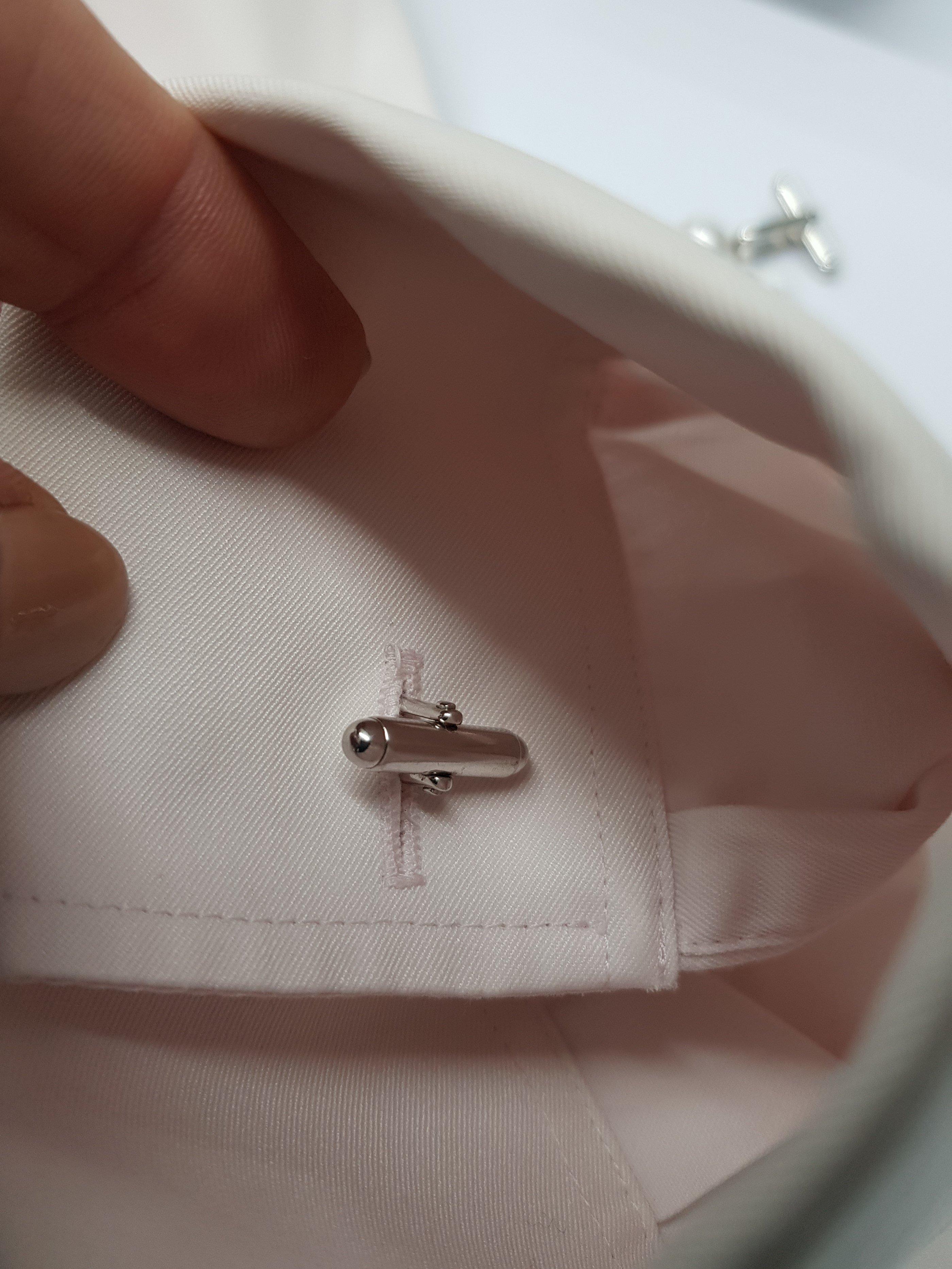 Women's or Men's Lust for Him White South Sea Pearl Cufflinks For Sale